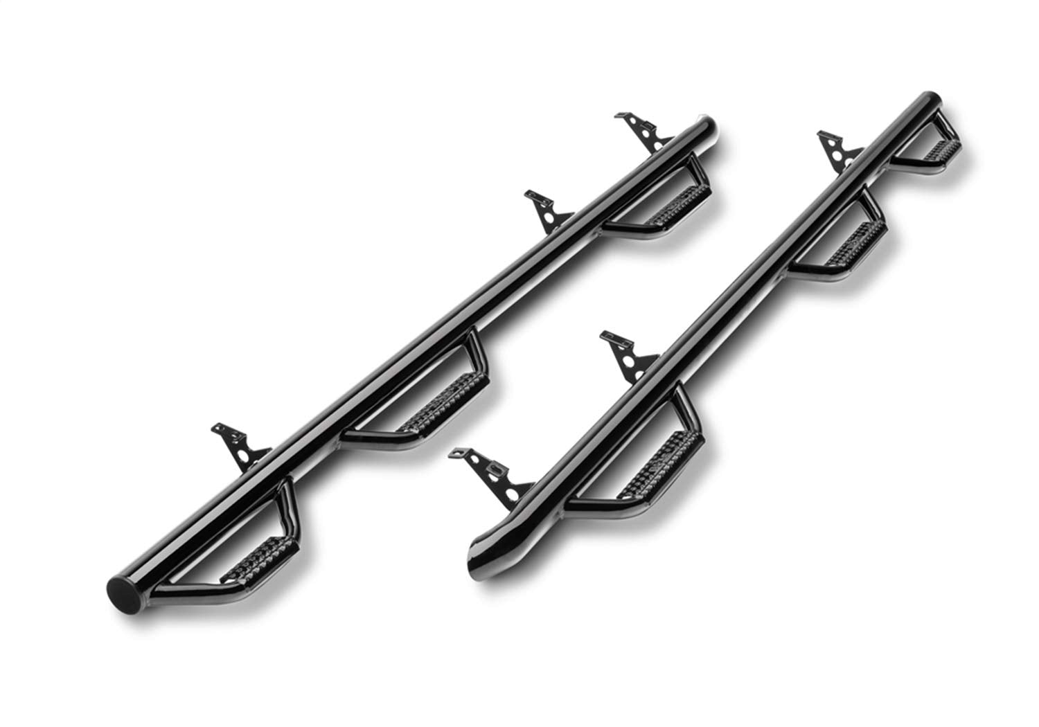 N-Fab Nerf Steps For Silverado/Sierra | Wheel-To-Wheel W/Bed Access, Heavy Duty Steel, Textured Black | C19105Cc-6-Tx | Fits 2020-2024 Chevrolet Silverado/Gmc Sierra 2500/3500 Crew Cab 6.4' Bed
