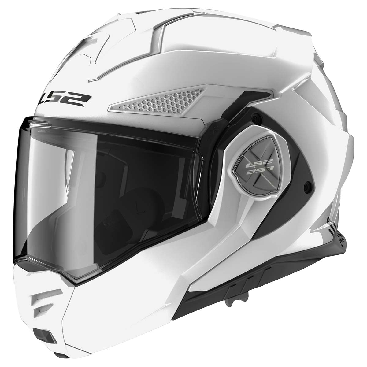 LS2 Helmets Advant X Modular Helmet (Gloss White - 2X-Large)