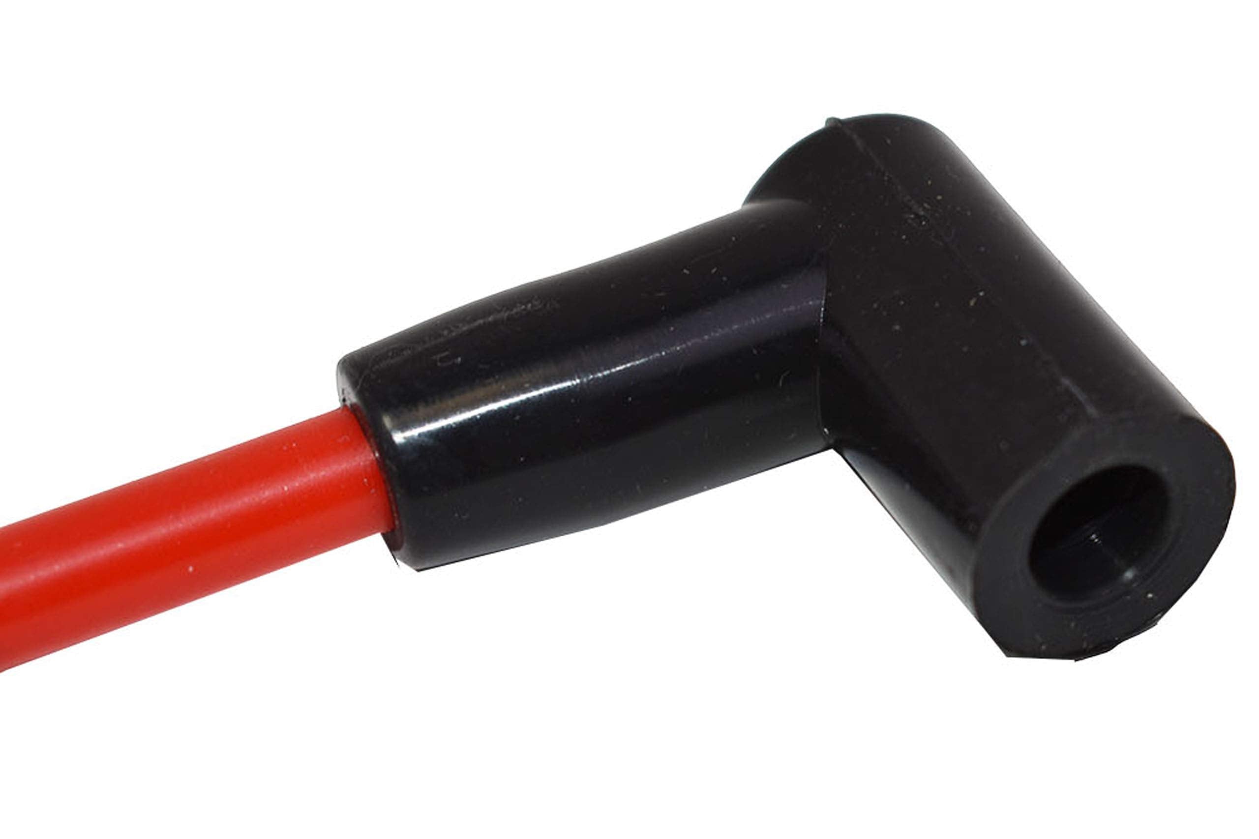 A-Team Performance 8.0mm Red Silicone Spark Plug Wires for Chevrolet SBC, GMC - HEI Compatible, Under Exhaust, 283-400