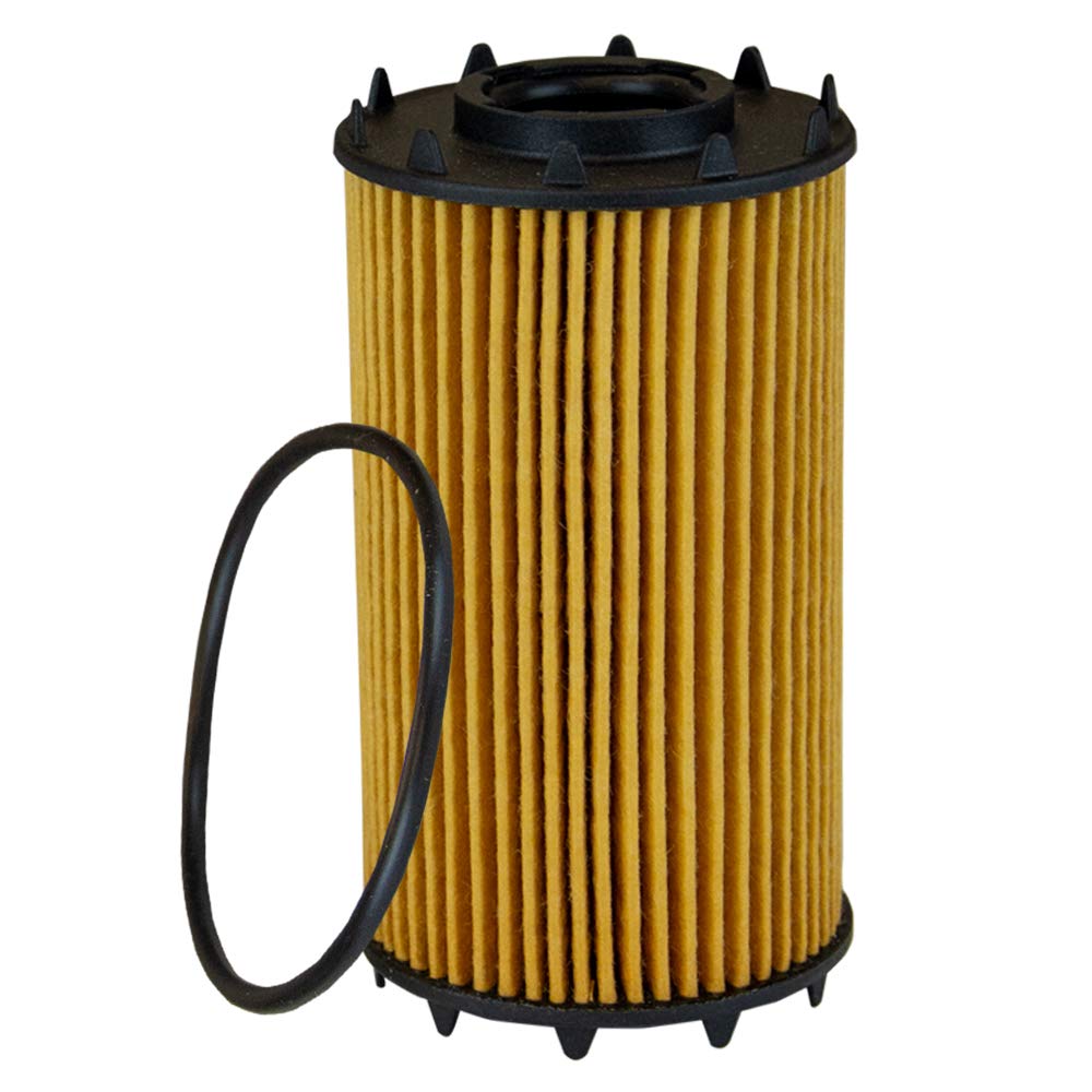 ECOGARD X11534 Premium Cartridge Engine Oil Filter for Conventional Oil Fits Audi SQ5 3.0L 2018-2021, Q8 3.0L HYBRID 2019-2020,