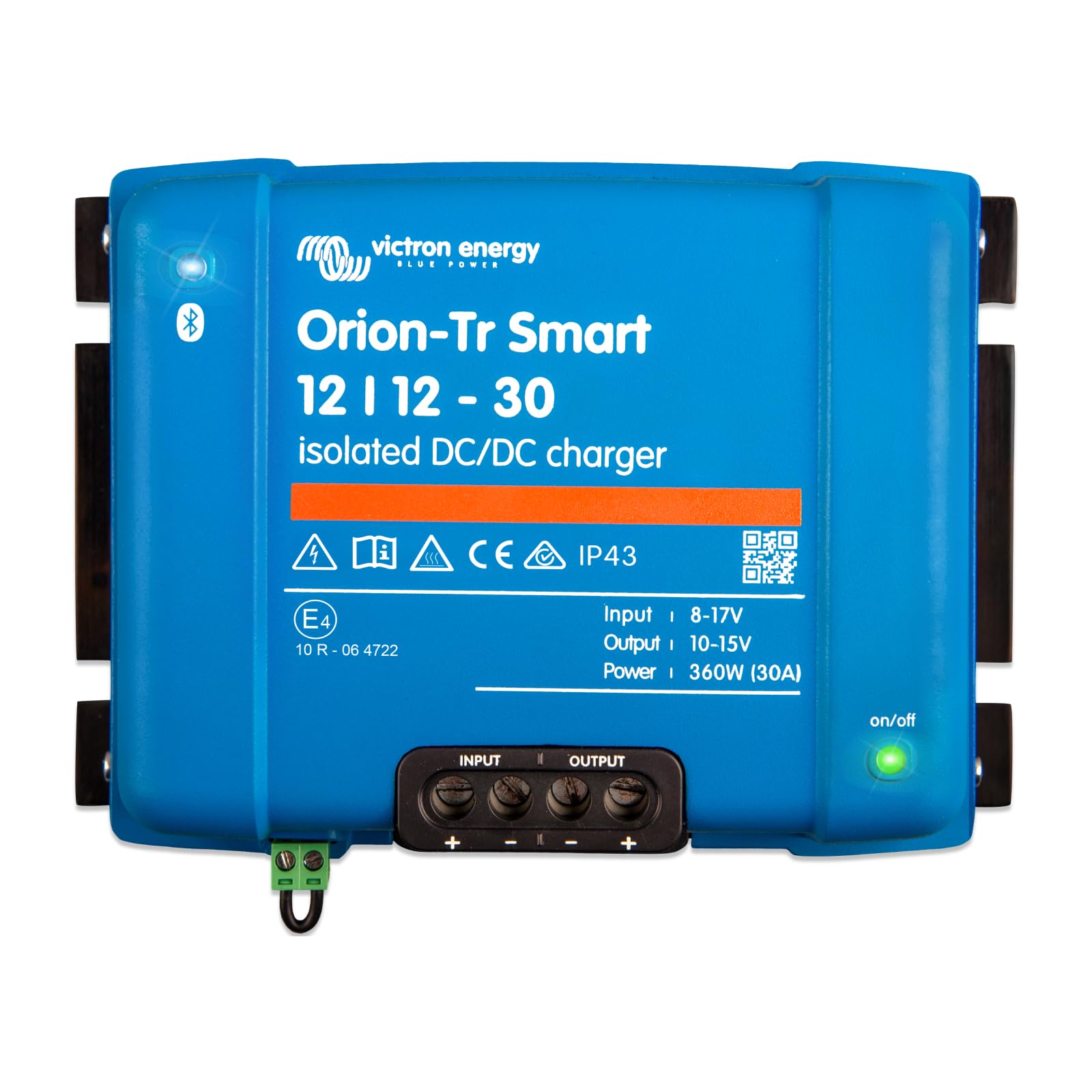 Victron Energy Orion-Tr Smart Dc To Dc Charger (Bluetooth) - 12/12-Volt 30 Amp 360-Watt - Battery Charger For Dual Battery Systems - Isolated