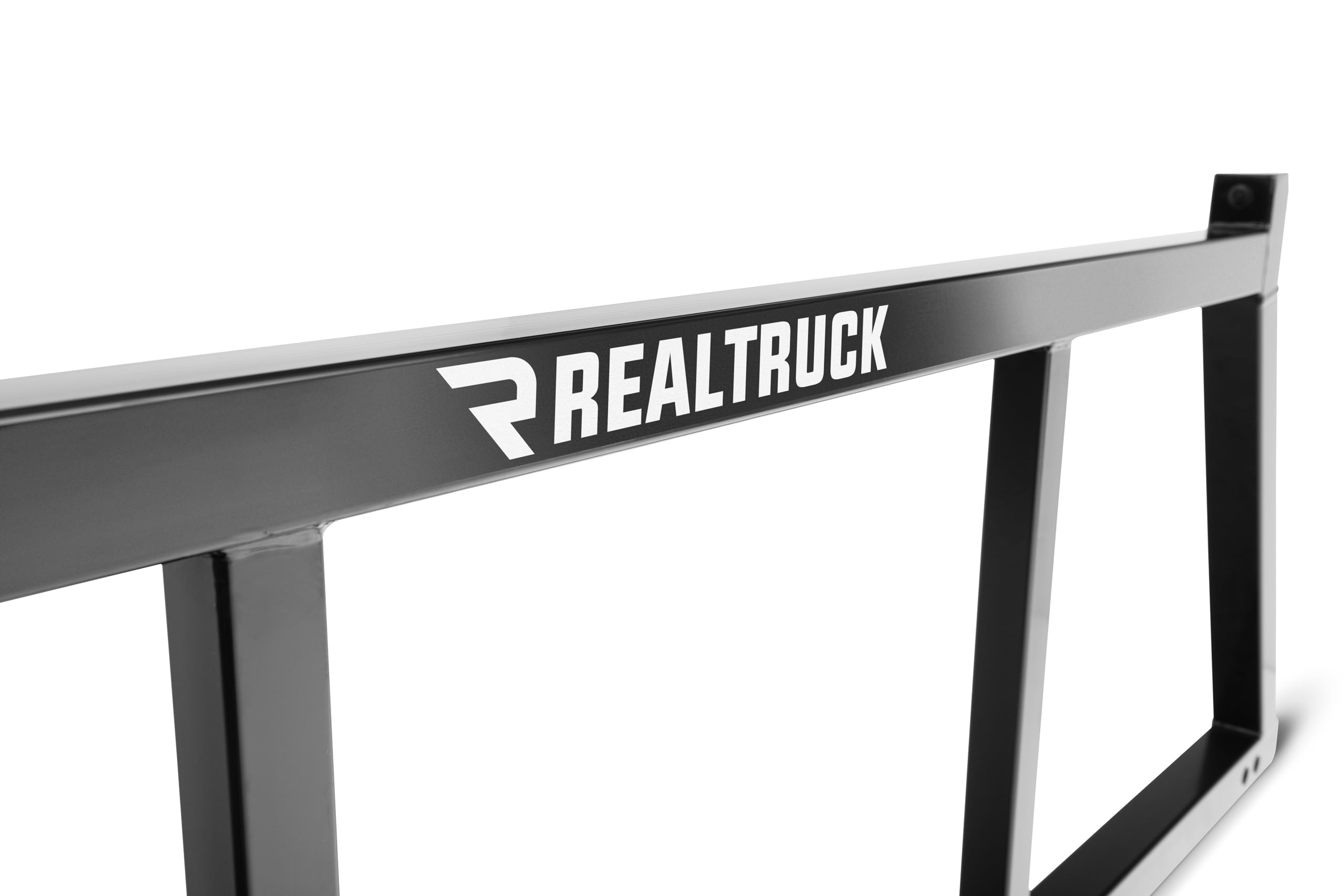 Realtruck Backrack Open Rack Frame Only | Black, No Drill | 14700 | Fits 1999-2025 Ford F-250/F-350/F-450