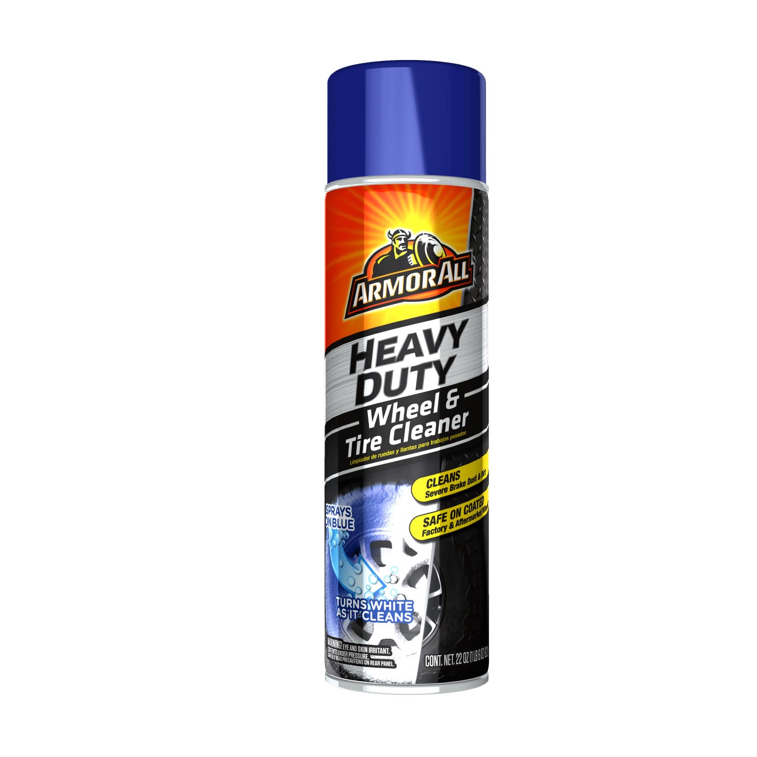 Armor All Heavy Duty Wheel And Tire Cleaner, Car Wheel Cleaner Spray, 22 Oz, Multicolor, 1.37 Pound (Pack Of 1)