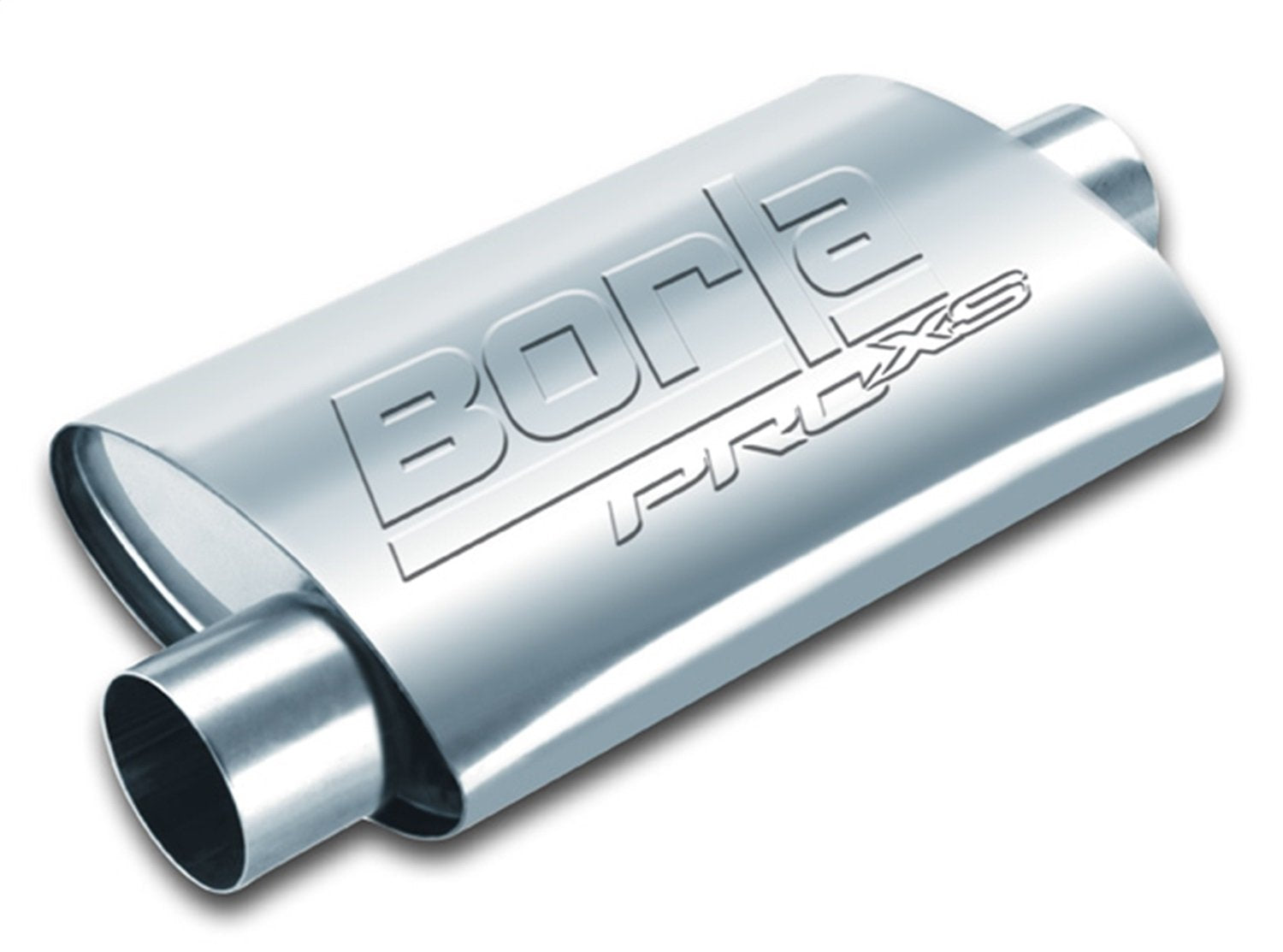 BORLA 40359 ProXS Universal Performance Muffler 3 Offset Inlet / 3 Center Outlet 14 Long body 19 Overall Length UnNotched N