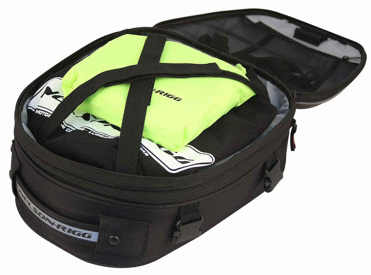 Nelson Rigg Cl-1060-R Black Commuter Lite Motorcycle Tail Bag