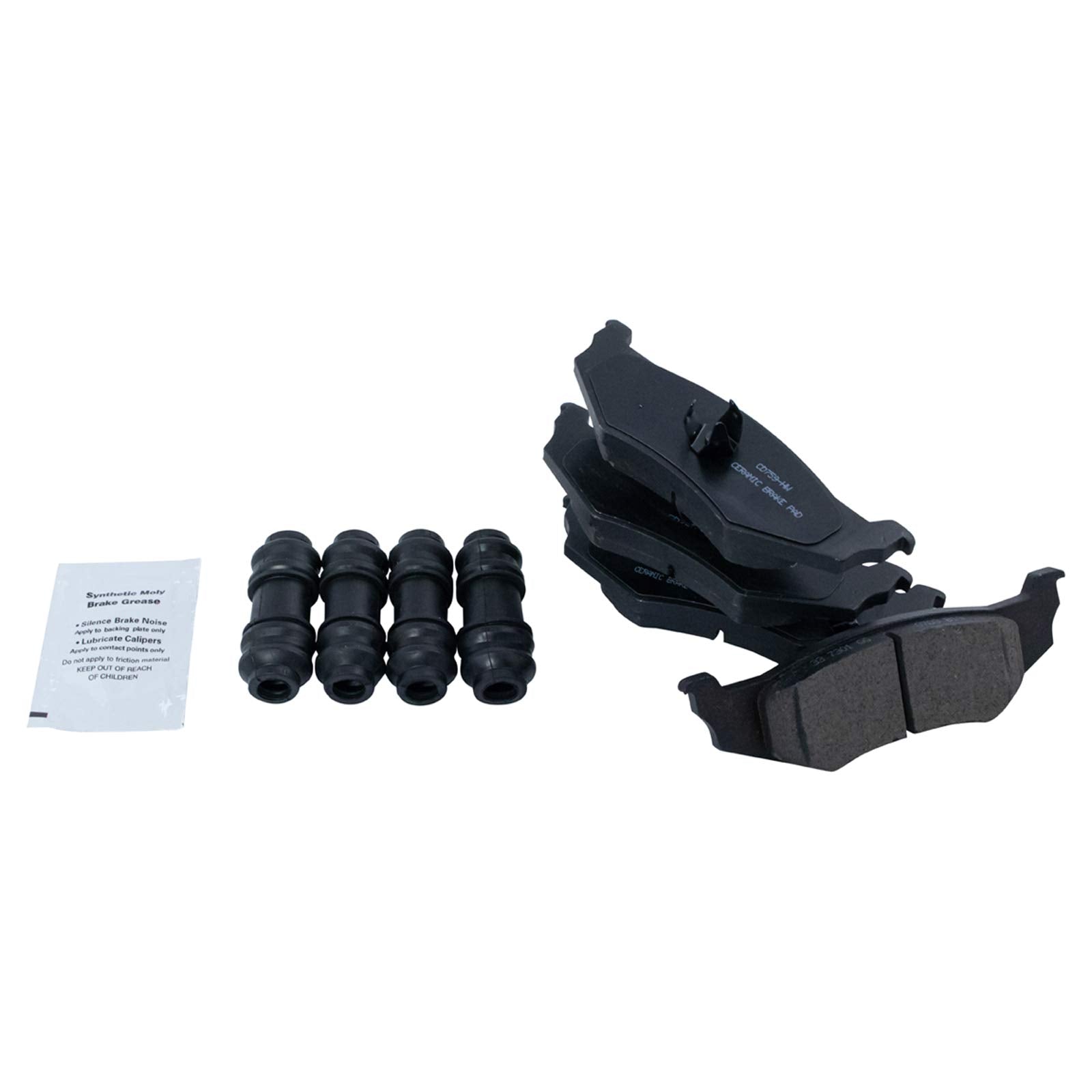 Trq Front And Rear Brake Pad & Rotor Kit Brake Pads Brake Rotor Ceramic Compatible With 2001-2006 Chrysler Sebring 2001-2005 Dod
