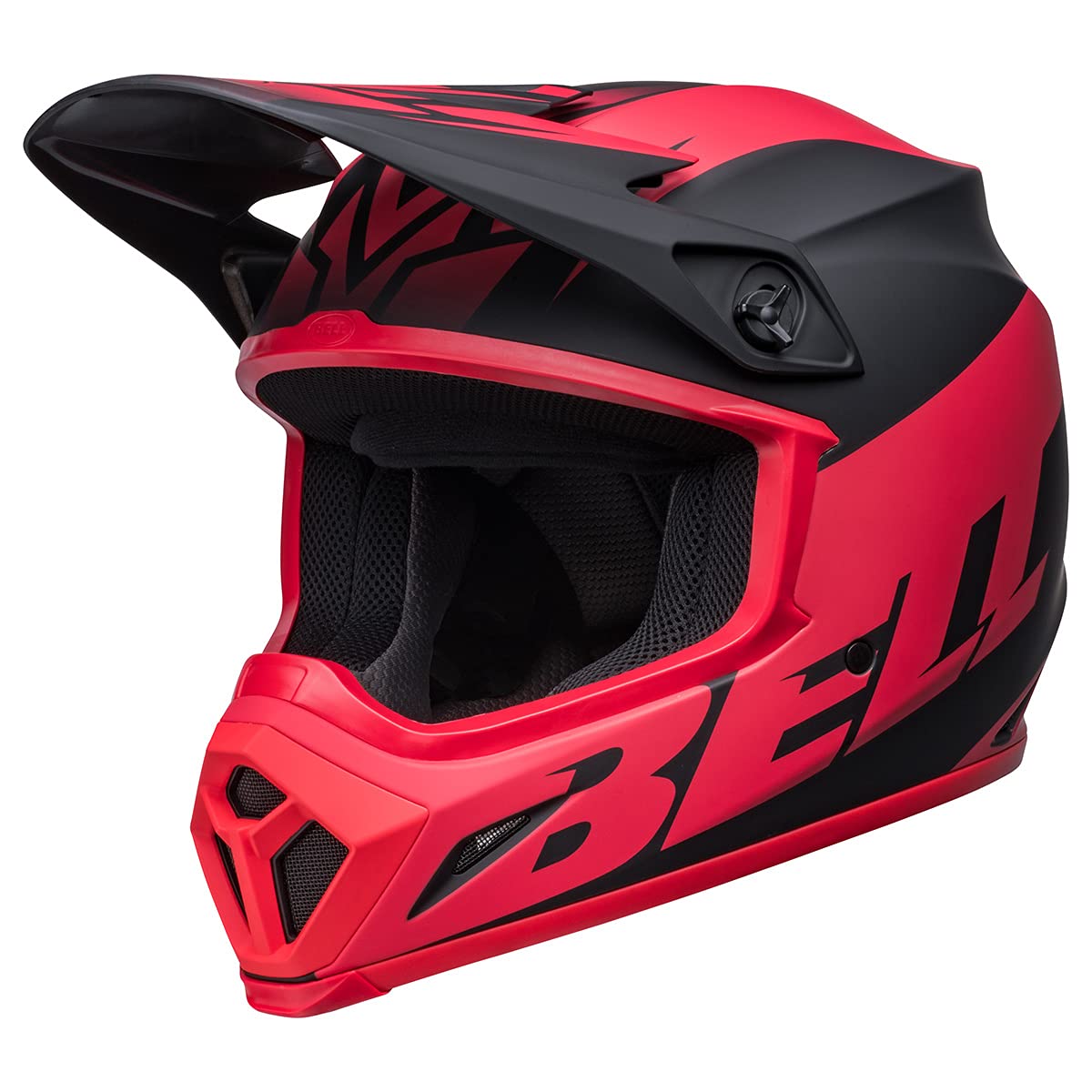 Bell Mx-9 Mips Dirt Helmet (Disrupt Matte Black/Red - X-Large)