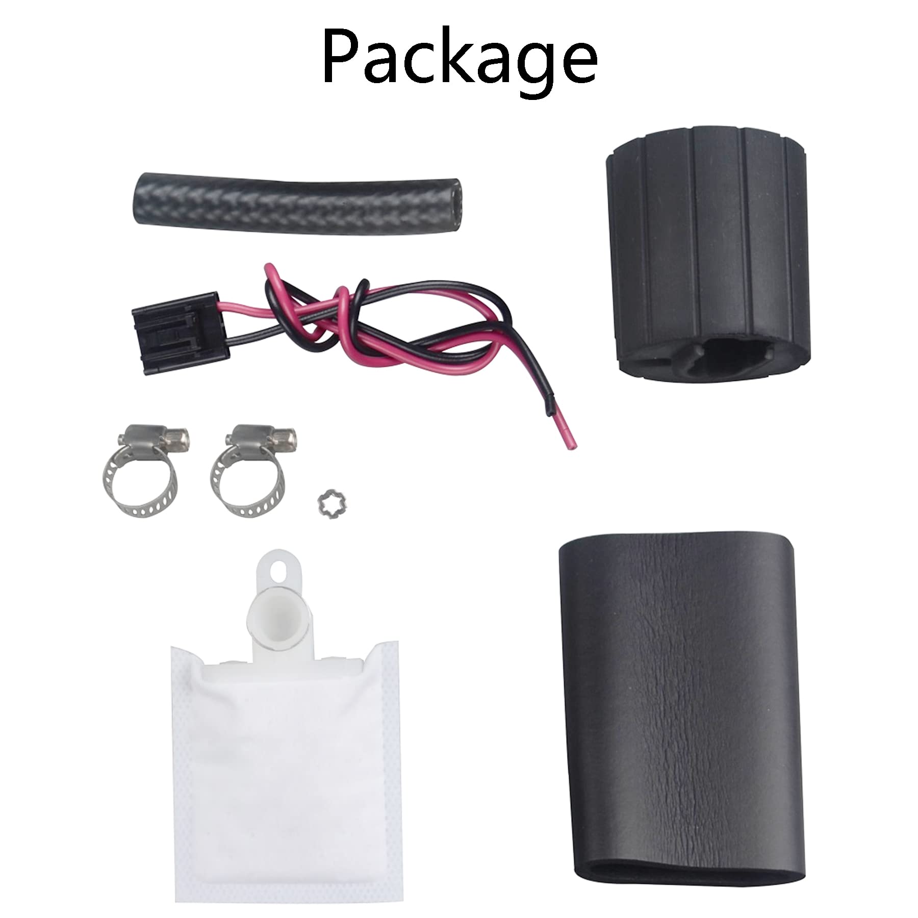 255Lph Electric Fuel Pump High Performance Replace Walbro Gss342 With Installation Kits