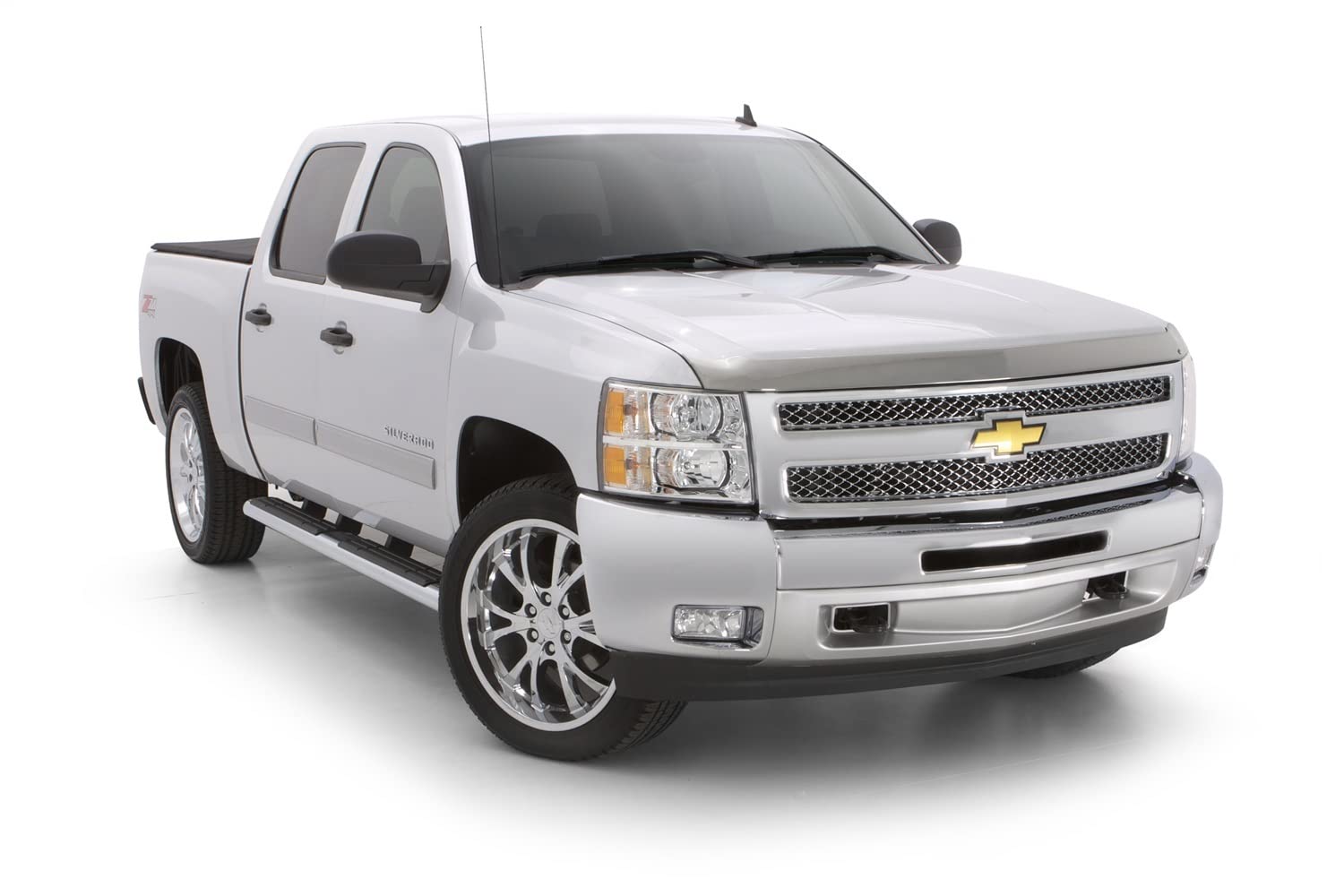 Auto Ventshade [Avs] Aeroskin / Hood Protector | Fits 2015 - 2020 Ford F-150 (Excludes Raptor Model), 1 Pc. | Chrome - 622096