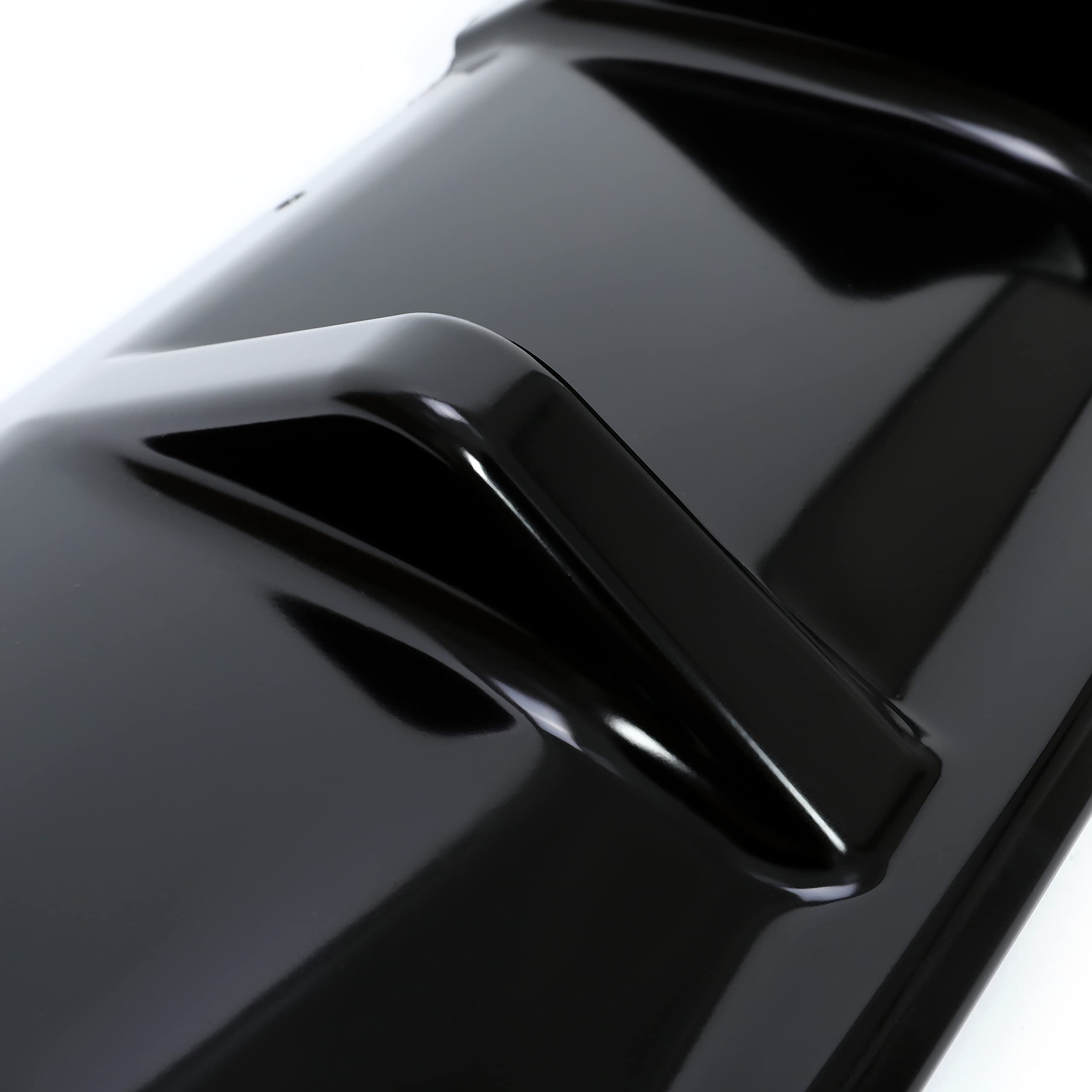 KUAFU Rear Diffuser Lip Bumper Splitter Compatible with 2014-2017 Infiniti Q50, Plastic, Gloss Black, Model GO-1666