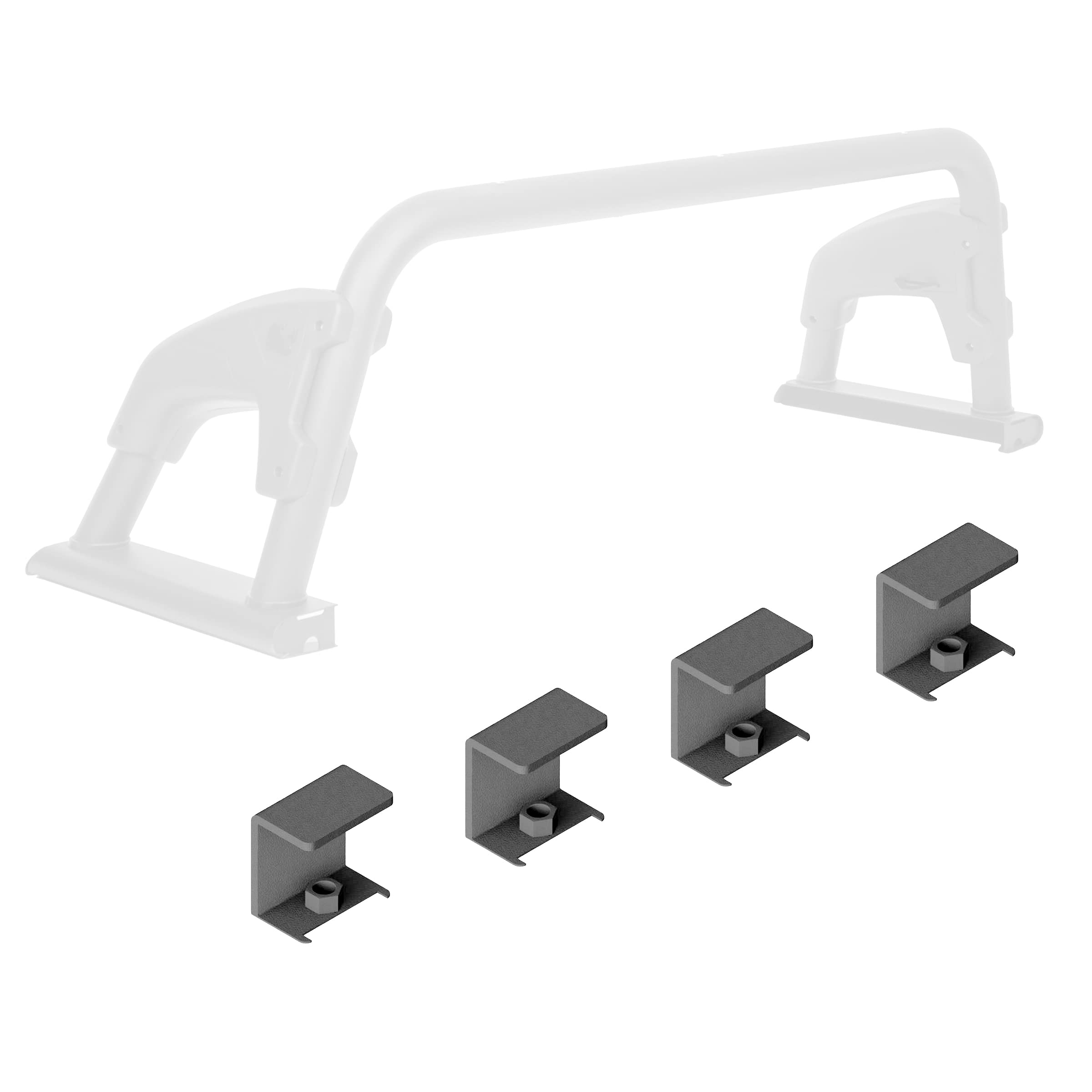 Go Rhino! Tacoma No Drill Bracket Kit For Sport Bar 4.0