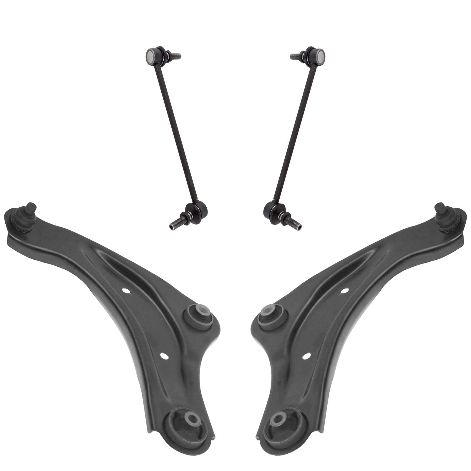 Trq Front Suspension Kit Control Arm With Ball Joint Sway Bar Stabilizer Link Compatible With 2011-2017 Nissan Juke Leaf