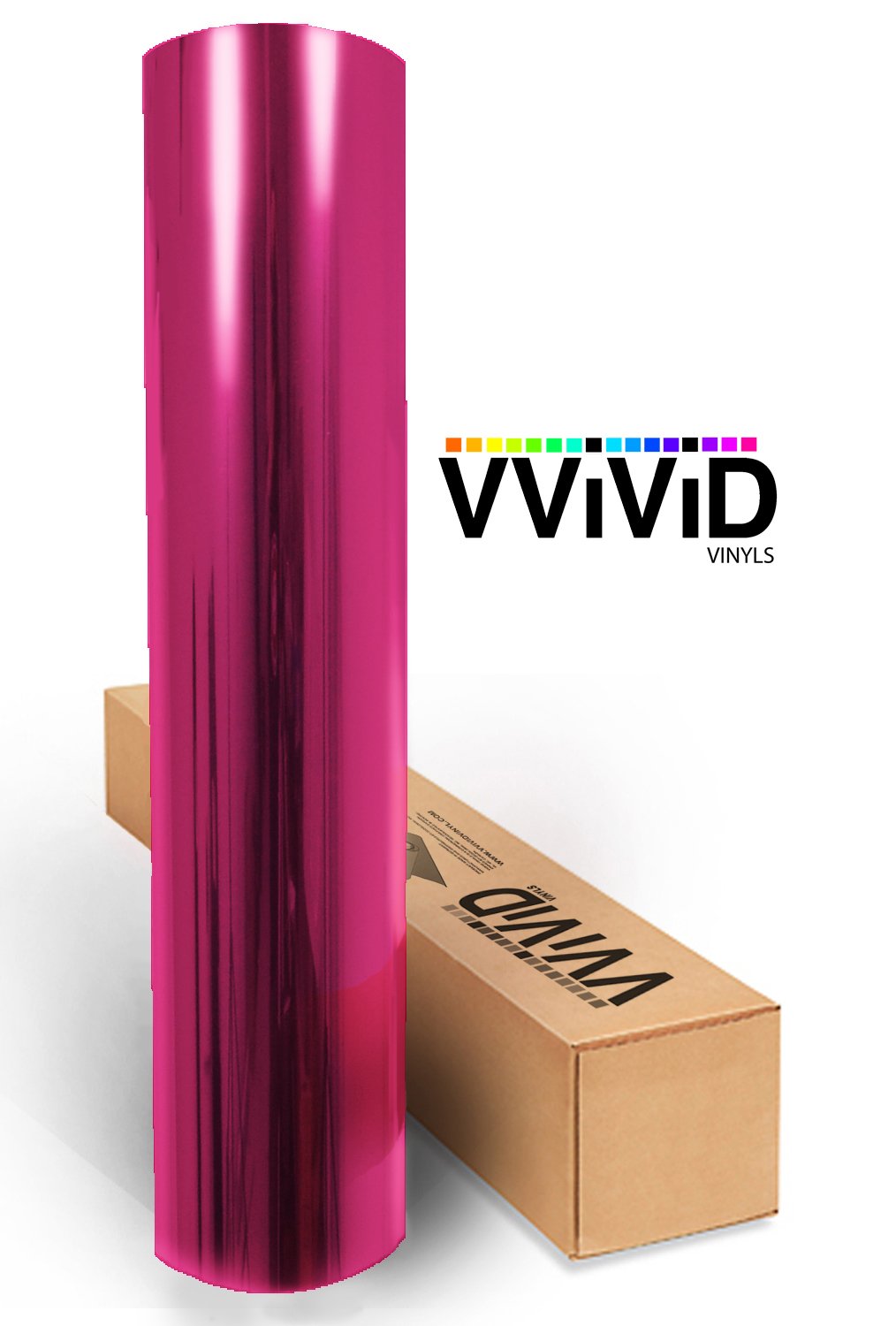 VViViD Vinyl Window Tinting Sheets - Transparent Colorful Pink, 1.49ft x 5ft, Model vvclrtintflmpnk_17