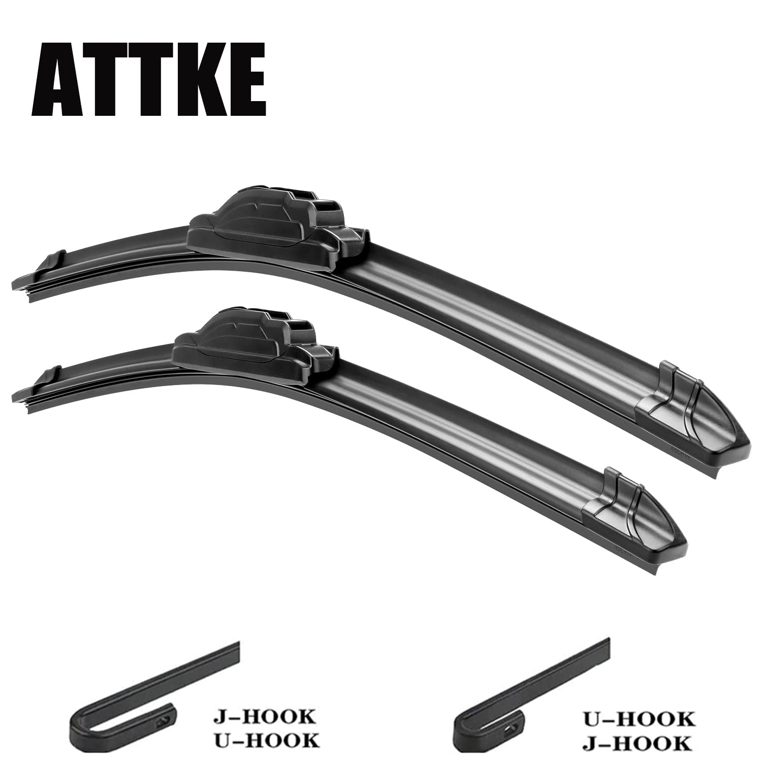26 + 21 Oem Quality Front Windshield Hook Wiper Blades Oe Original Style (Set Of 2)