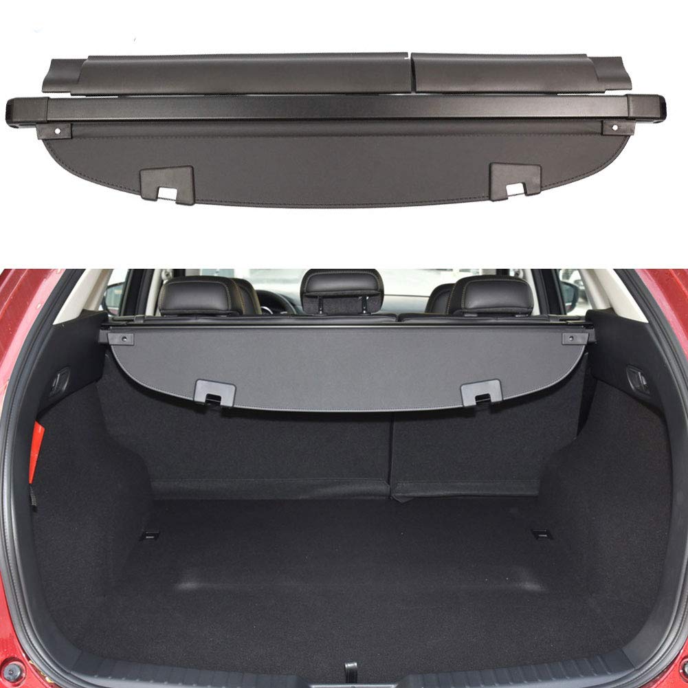 BOPARAUTO Cargo Cover 2024 2023 2022 for Mazda CX-5 Accessories 2017 2018 2019 2020 2021 Rear Trunk Shade Cover Luggage Cover