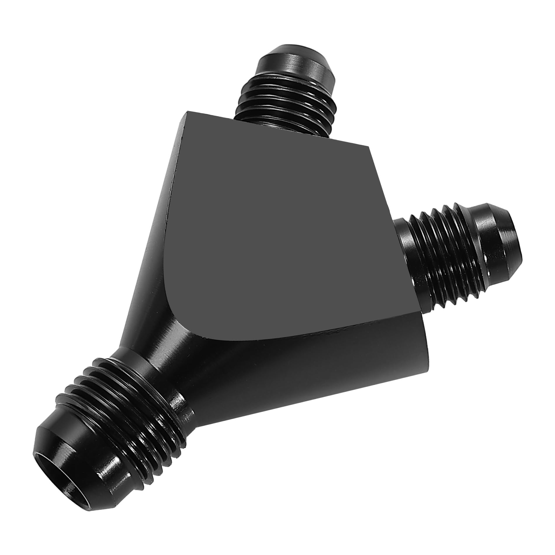 EVIL ENERGY 6AN to 4AN 4AN Y Block Flare Fitting Adapter Union Splitter Black