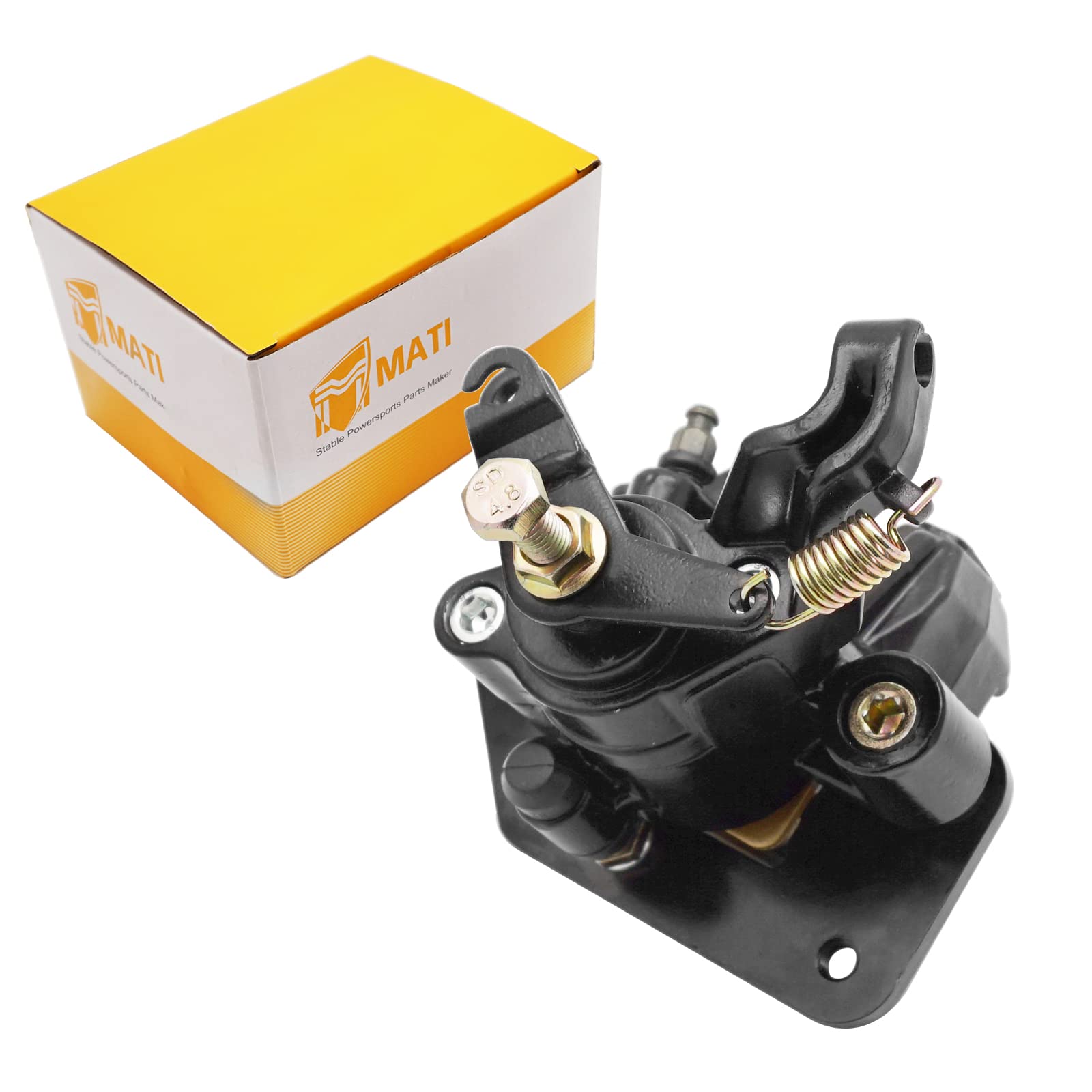 M MATI Rear Brake Caliper for Go-kart Buggy TrailMaster Hammerhead Carter Kinroad Runmaster Sahara Raptor Jet Dazon Raider 150 2