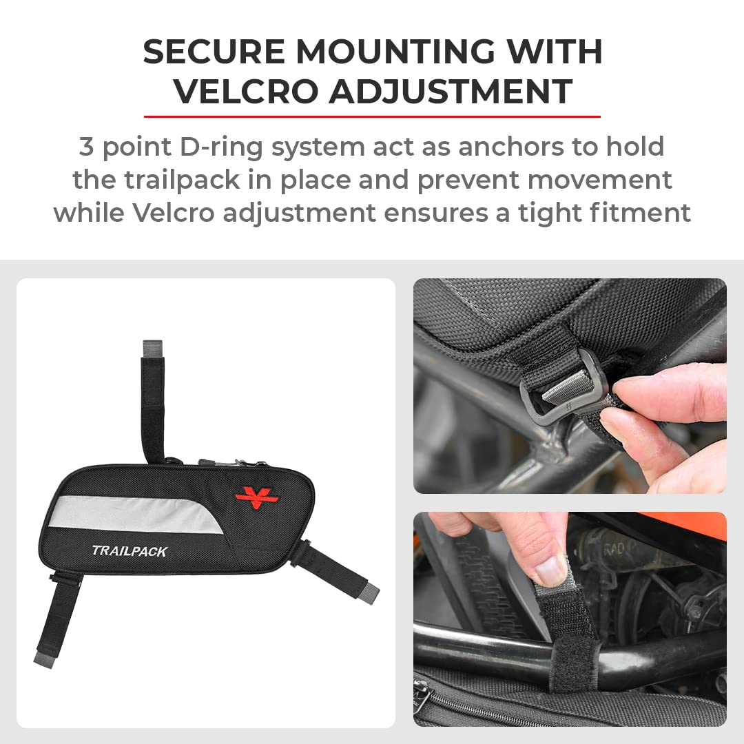 ViaTerra KTM ADVENTURE TRAILPACK (set of 2) I Accessories for KTM ADV 390 & KTM ADV 250 I Suitable for off road & trail rides I