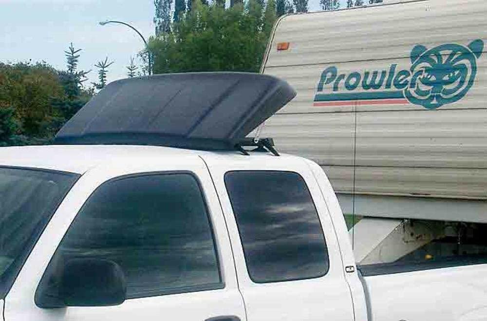 ICON AeroShield Wind Deflector, 56"x22", Black, Model 01217