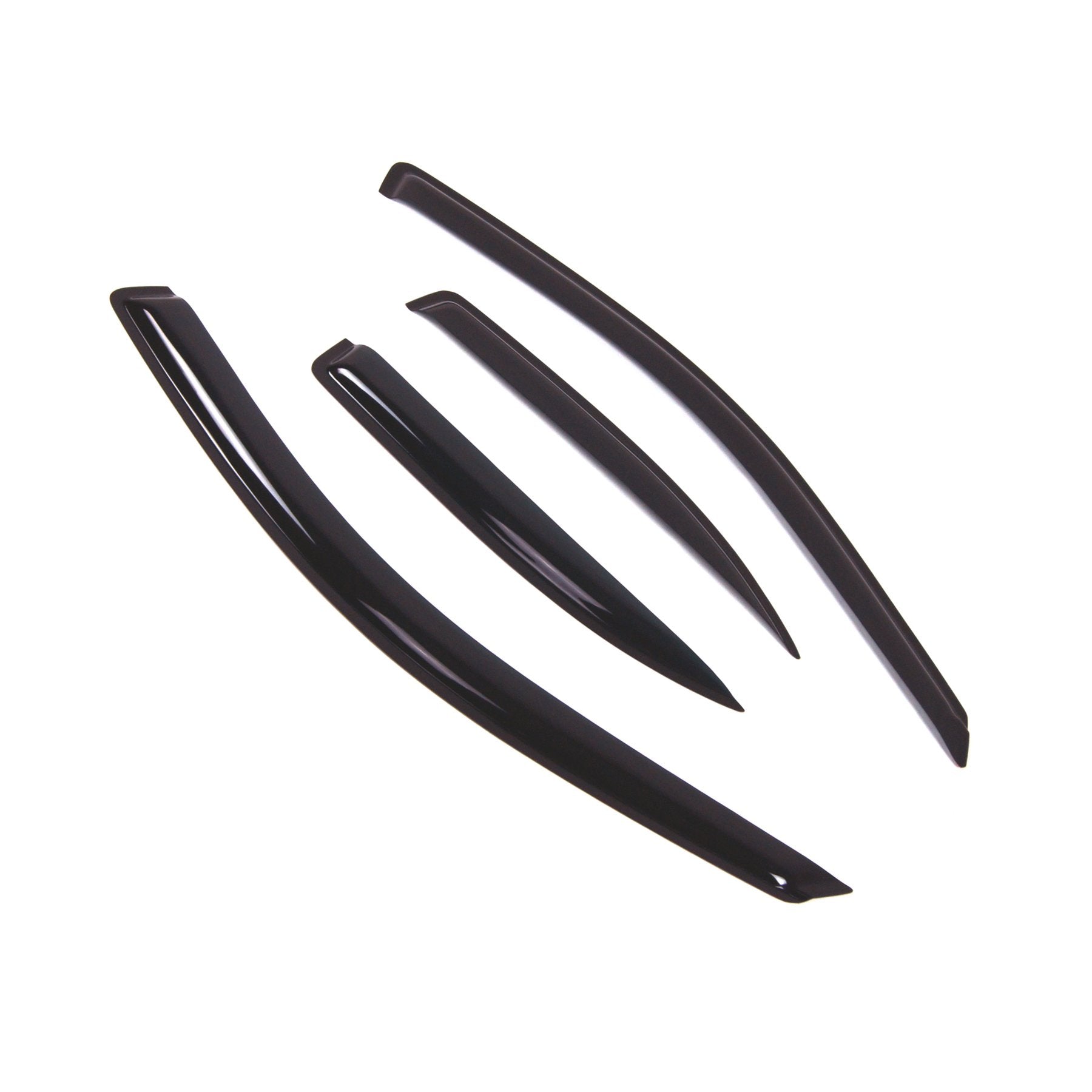 Tuningpros Outside Mount Window Vent Visors Rain Guards Compatible With Volkswagen Jetta 1999-2005 | Side Window Wind Deflectors