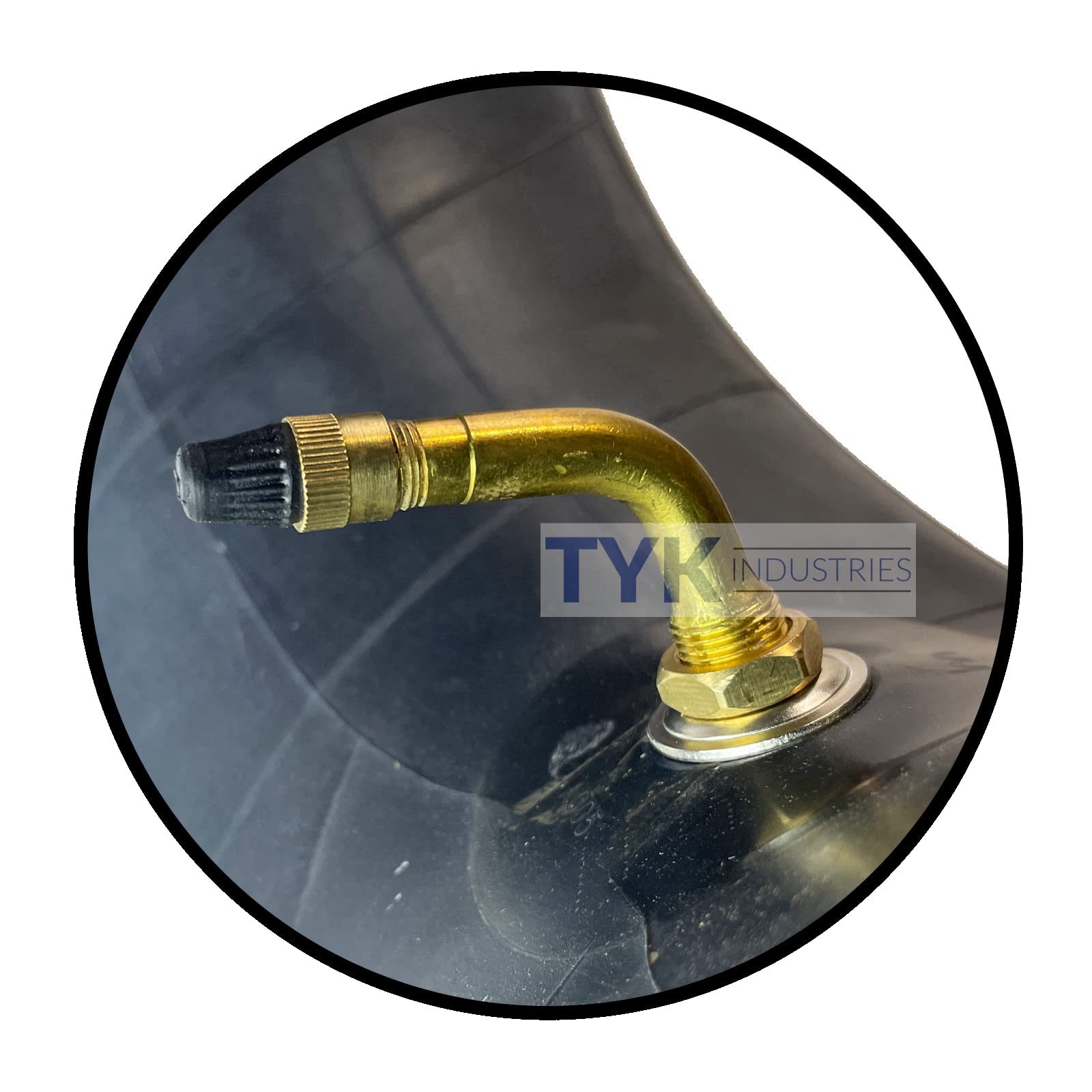 TYK Industries Inner Tube for Forklift & Trailer Tire, JS2 Model, 6.00-9 Size, Synthetic Rubber, 2 Pieces