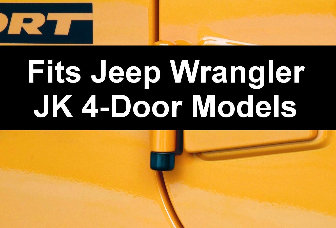 Mcgard 76060 Black Jeep Wrangler Jk Unlimited Door Locks (Set Of 4)