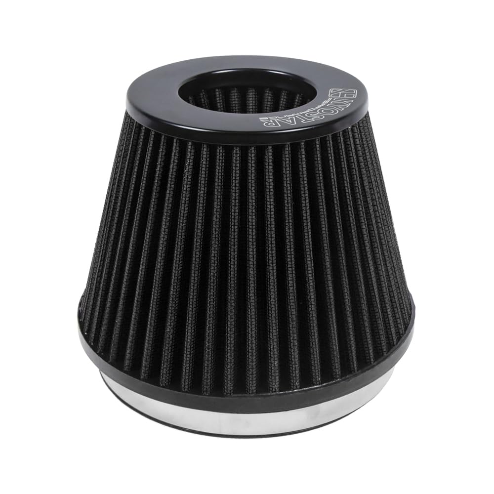 Kyostar Universal Carbon Fiber 3 Inch 76Mm Air Intake Cone Filter Replacement Quality Dry Air Filter, Blue