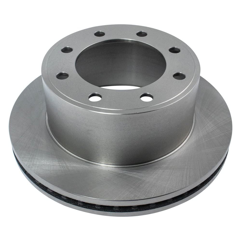 Trq Rear Brake Rotors Set Solid Compatible With 2005-2012 Ford F-250 Super Duty F-350 Super Duty