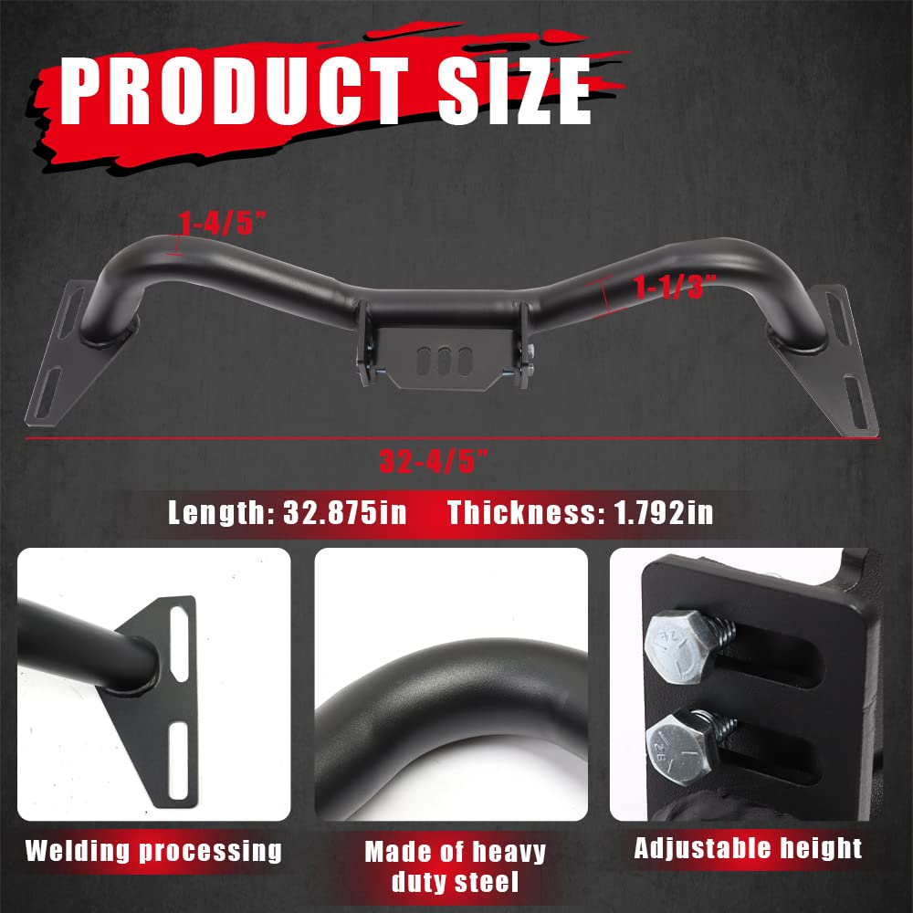 Elitewill Adjustable Transmission Crossmember With Black Powder Coating Fit For 1963-1987 C10 / C20 / Blazer / Suburban Adjustab