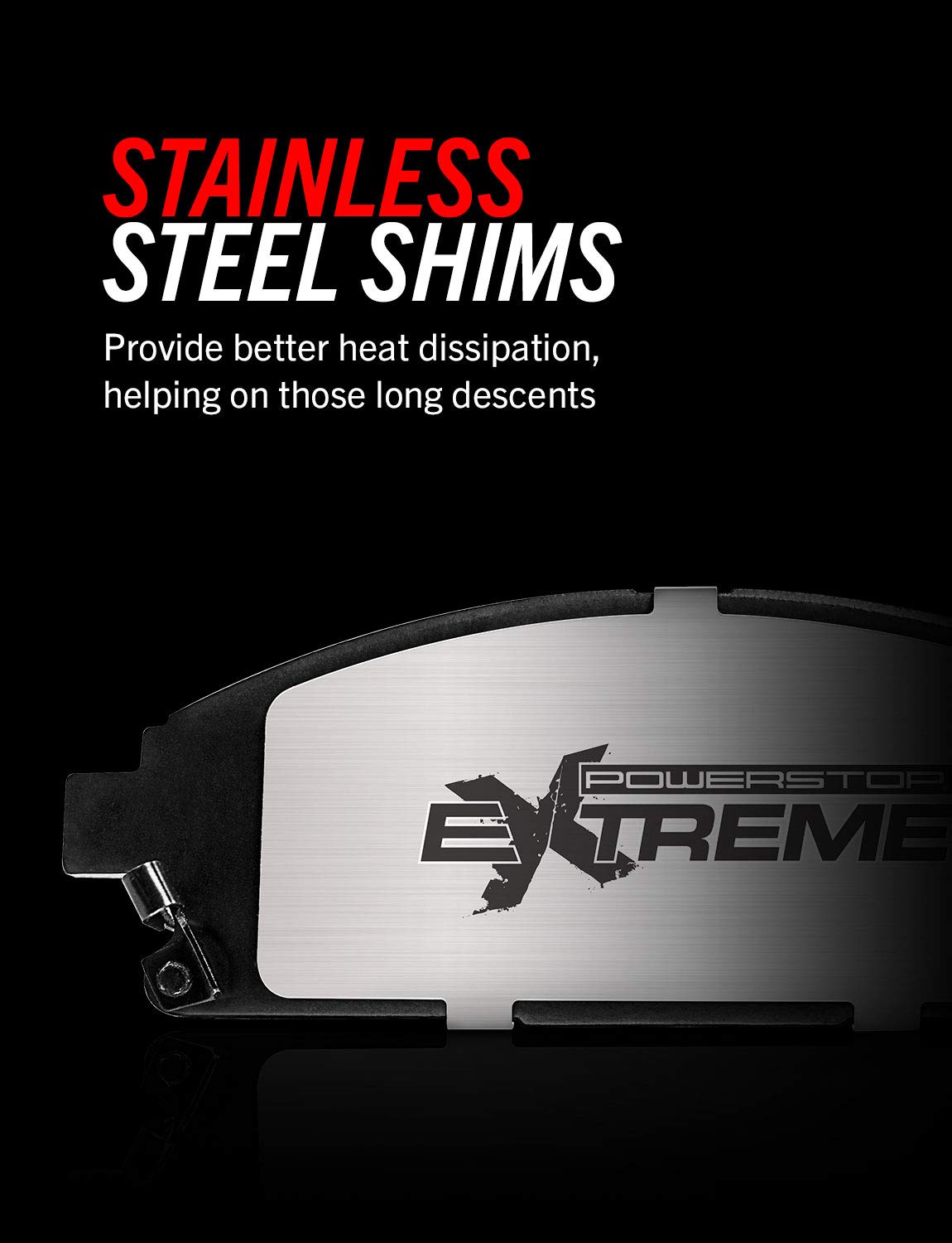 Power Stop Z36-1400 Rear Z36 Truck And Tow Carbon-Fiber Ceramic Brake Pads For 2009 2010 2011 2012 2013 2014 2015 2016 2017 2018