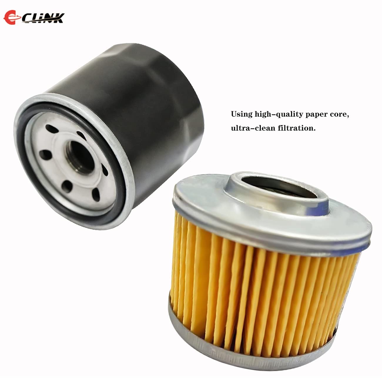 C CLINK 2PCS Oil Filter Fit For Hisun 250 YS400 YS700 MSU 500 UTV700 UTVs ATVs HiSUN SUPERMACH MASSIMOMOTOR