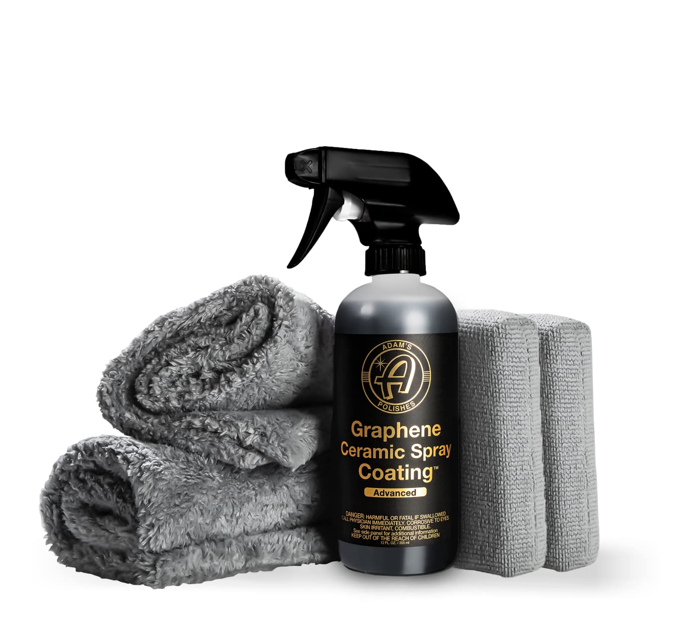 Adam'S Polishes Advanced Graphene Ceramic Spray Coating Kit - 18+ Month Sprayable Graphene Oxide Ceramic Coating For Cars, Boats