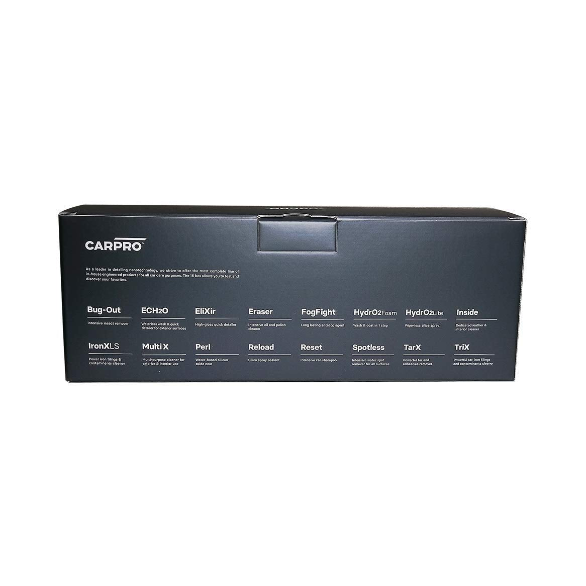 CARPRO Cube Box Sampler - 16x 50mL Products - Reload, IronX, Reset & More - Model CP-CBX