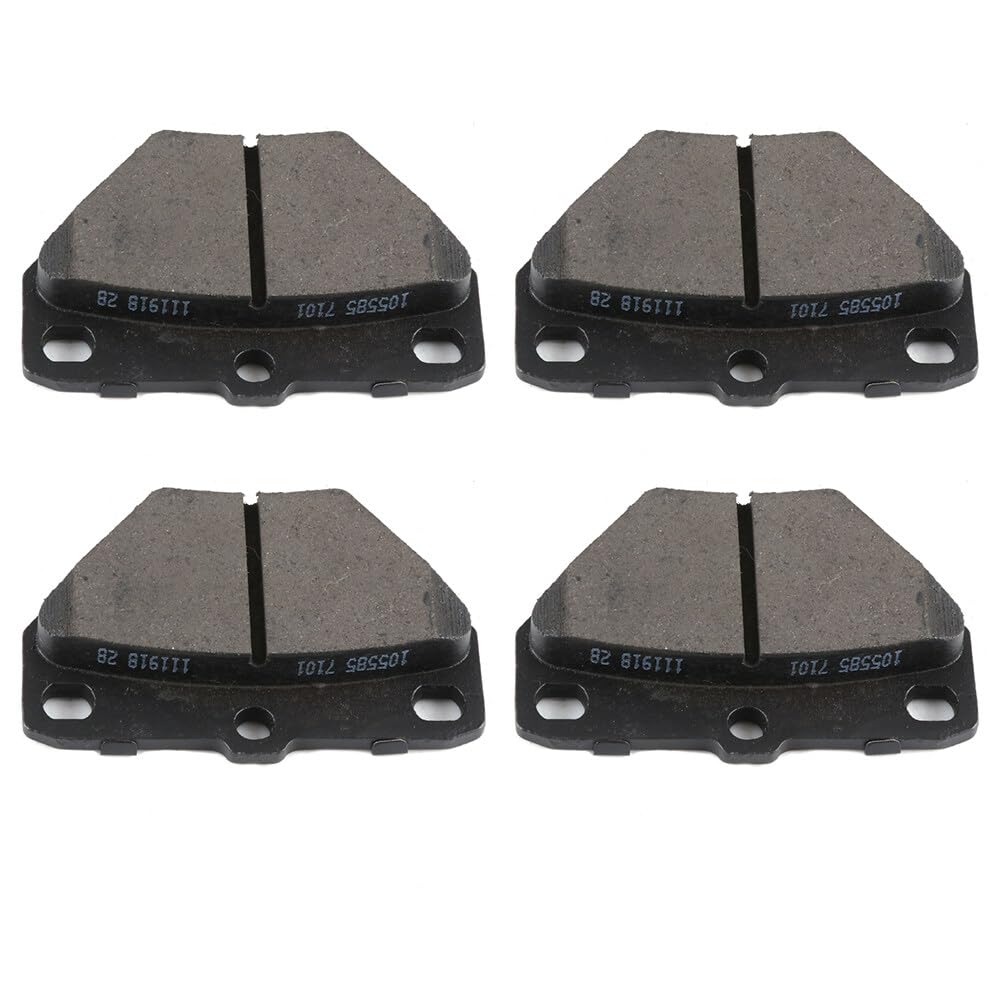 Cciyu D823 Rear Ceramic Disc Brake Pads Kit For Pontiac Vibe 2003-2006,For Toyota Celica 2000-2005,For Toyota Corolla 2005-2006,