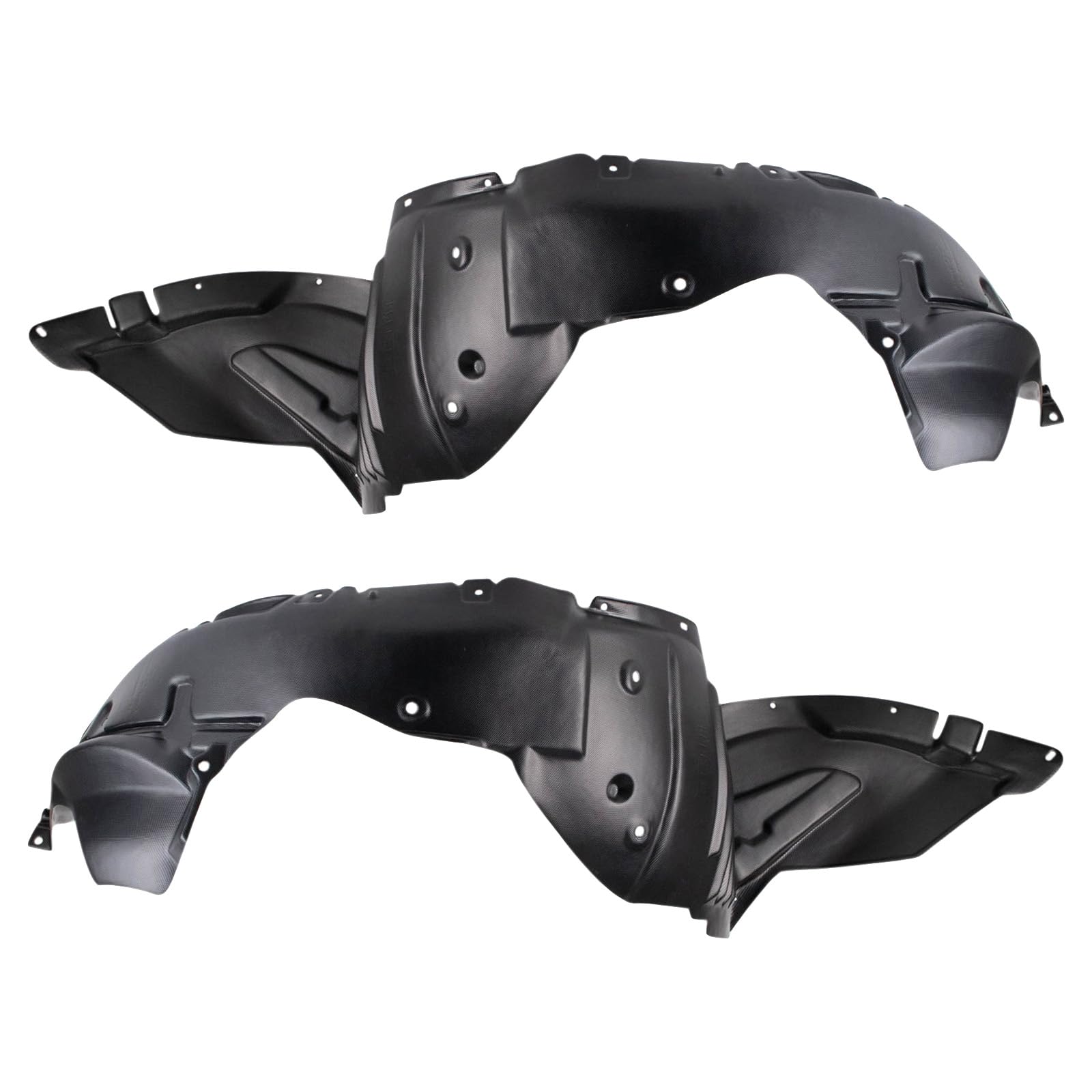 Trq Inner Fender Liner Set Compatible With 2009-2011 Mazda 6 Ma1248134 Ma1249134