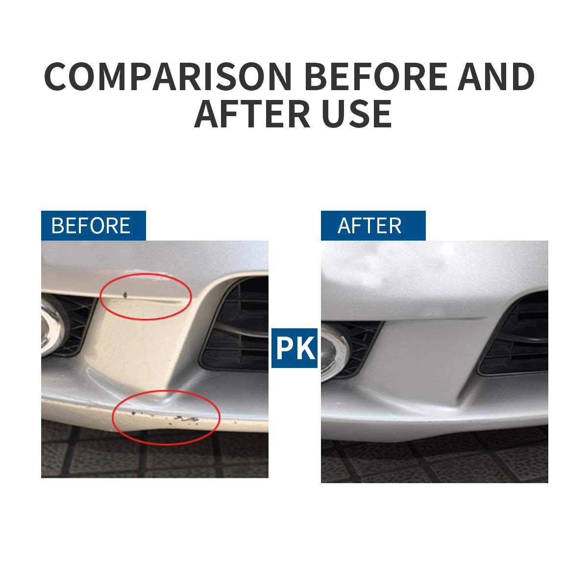 XTryfun Touch Up Paint for Cars Paint Scratch Repair, Waterproof Auto Scratch Remover Pen (Black Pearl)