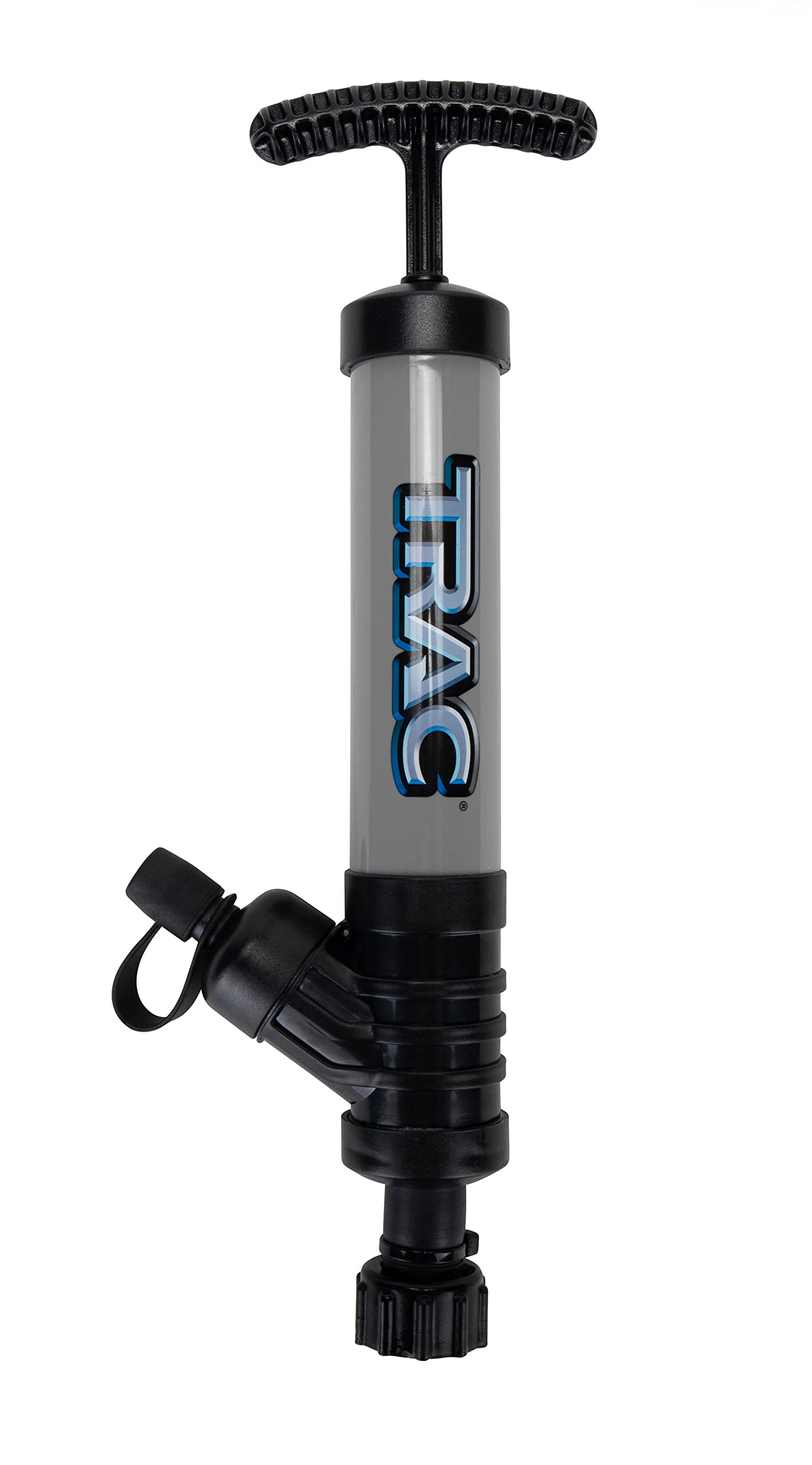 Trac Outdoors Hand Held Fluid Extractor, Model 69360, Includes Cap, Adapters & Hoses, Ideal for Fluid Extraction, Gray