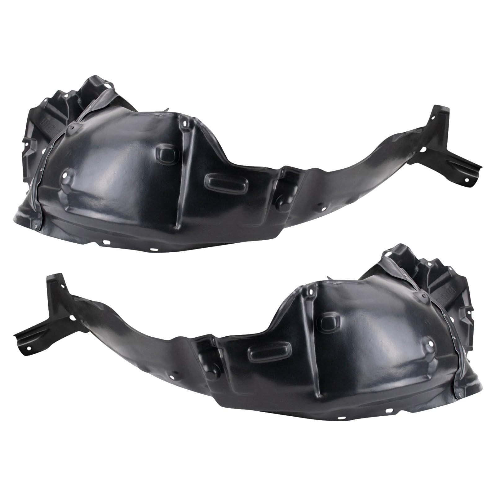 Trq Inner Fender Liner Set Compatible With 2002-2010 Lexus Sc430 Lx1248103 Lx1248129 Lx1249103 Lx1249129