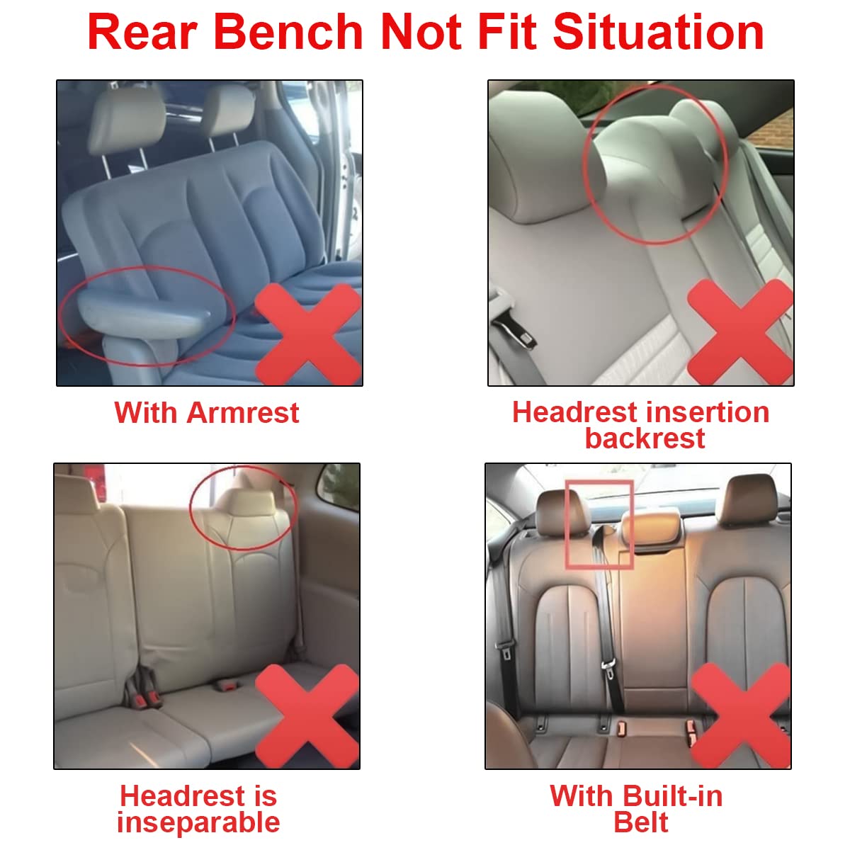 Car Seat Covers Full Set, Polyester Front Bucket Seat Protectors With Split Bench Back Seat Covers, Breathable Thicken Premium Sporty Seat Cushions, Auto Accessories For Car, Suv (Orange/Front,Back)
