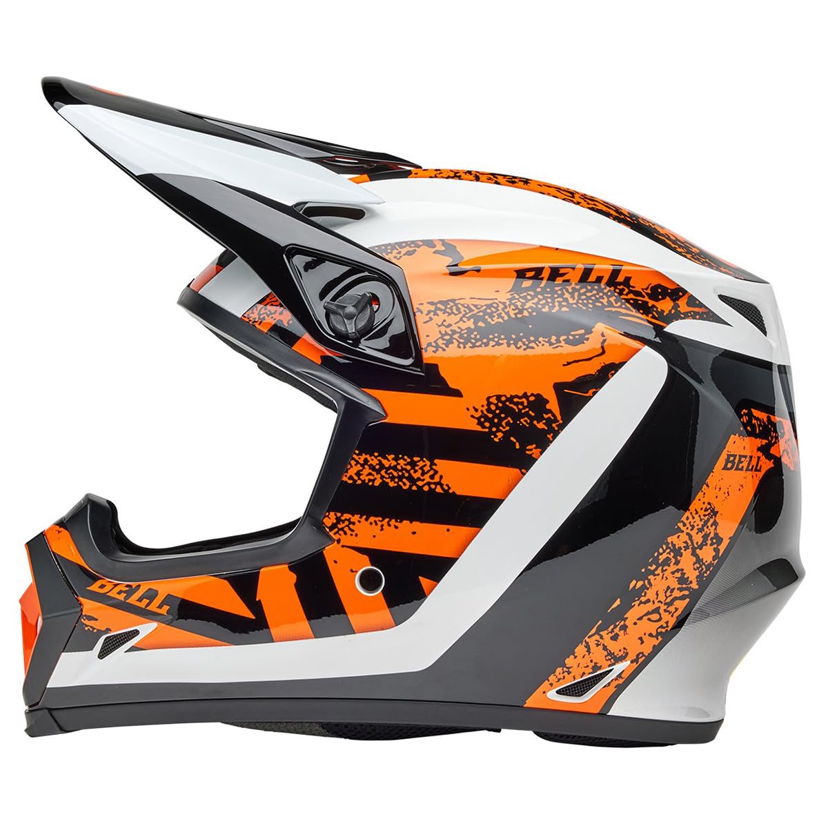 Bell Mx-9 Mips Dirt Helmet (Gloss Breakdance Black/Orange - Small)