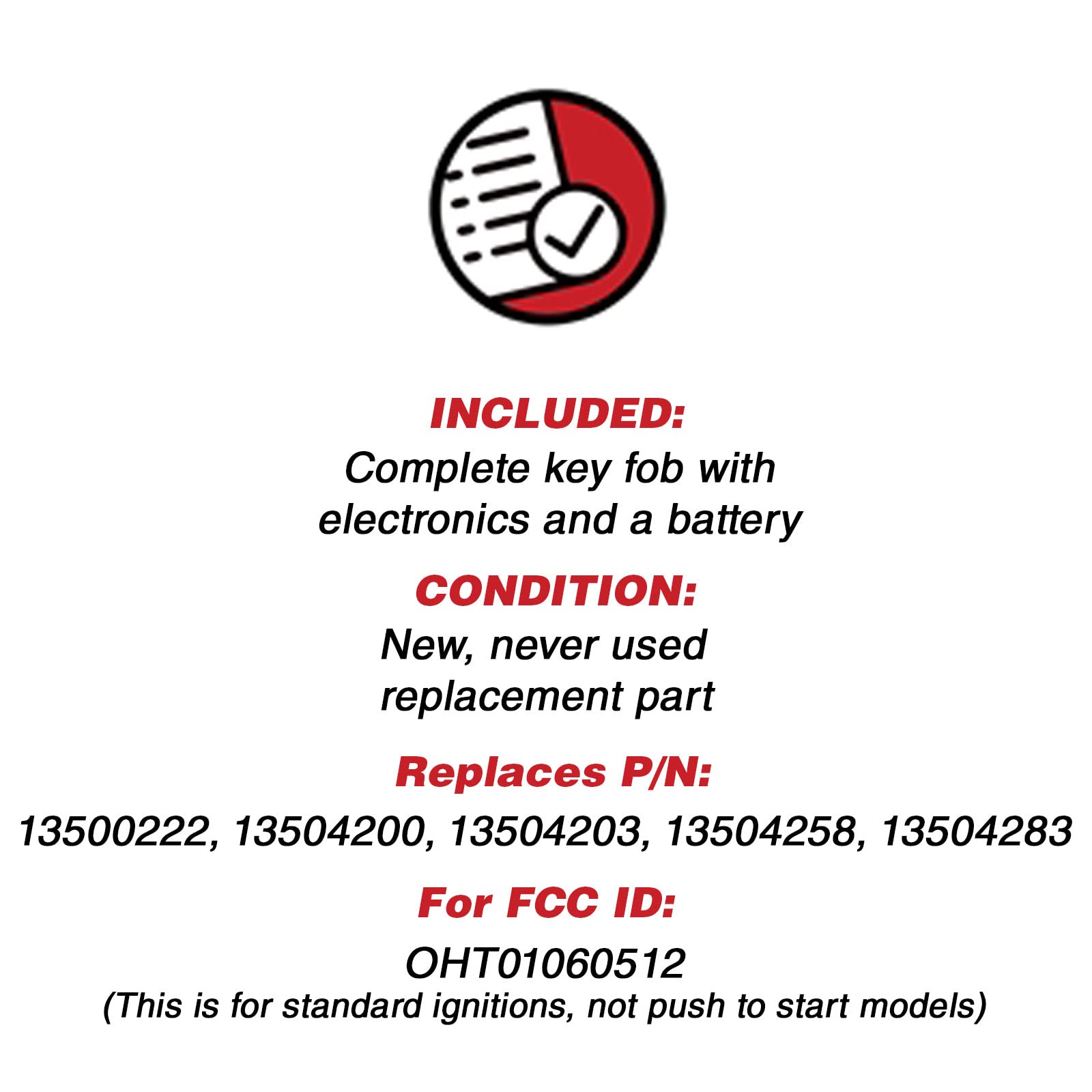 Keylessoption Keyless Entry Remote Control Car Uncut Flip Key Fob Replacement For Oht01060512