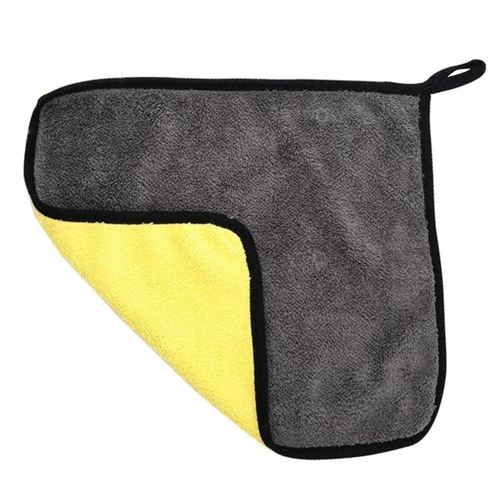 ATORSE Soft Car Washing Cleaning Drying Towel Cloth Hemming DoubleSided 38X45Cm Motors | Automotive Tools & Supplies | Automoti