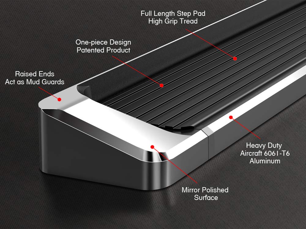 Aps Running Boards Style Compatible With Ram 1500 2019-2025 Crew Cab (Will Not Fit 2018 Previous Generation Build In 19-24) (Ner