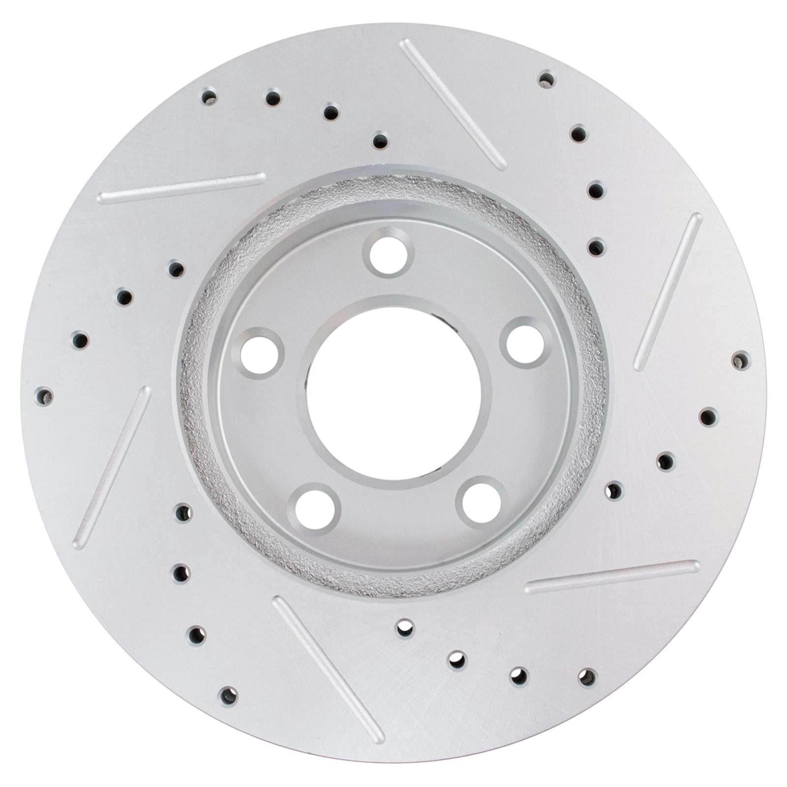 Trq Front Performance Brake Rotors Set Premium G-Coated Compatible With 1994-2004 Ford Mustang