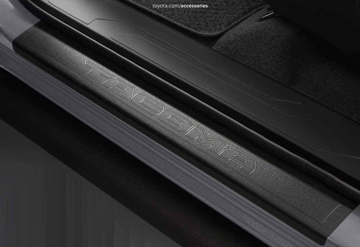 Genuine Toyota Parts - Door Sill Dcab Taco (Pt747-35201-02), Black