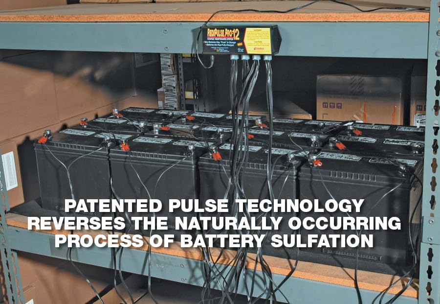 PulseTech PRO-12-RP Battery Maintenance System - RediPulse12 for Optimal Performance
