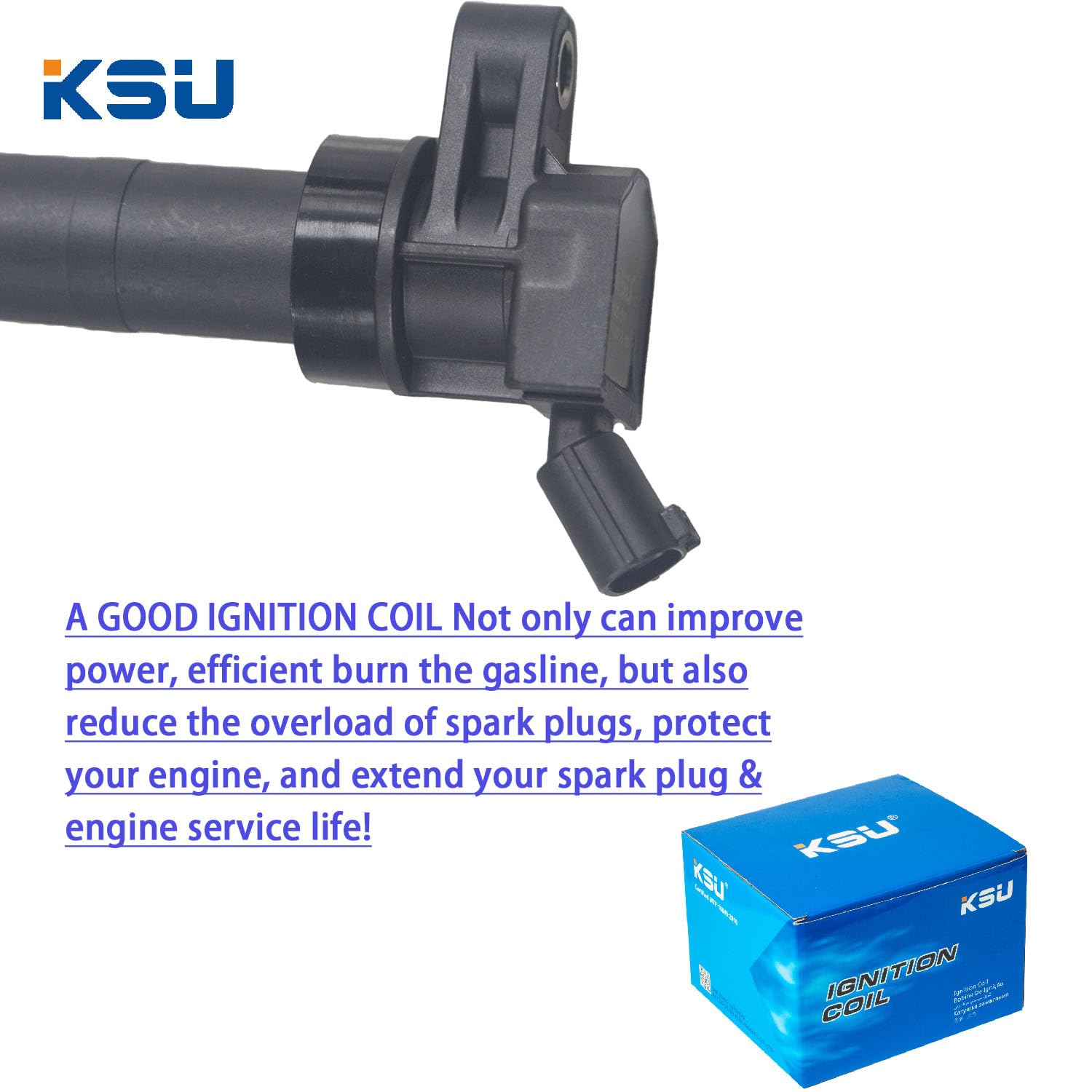 KSU Coil pack compatible with Hyundai Sonata 2.4L L4 Electric/gas 2011 2012 2013 2014 2015