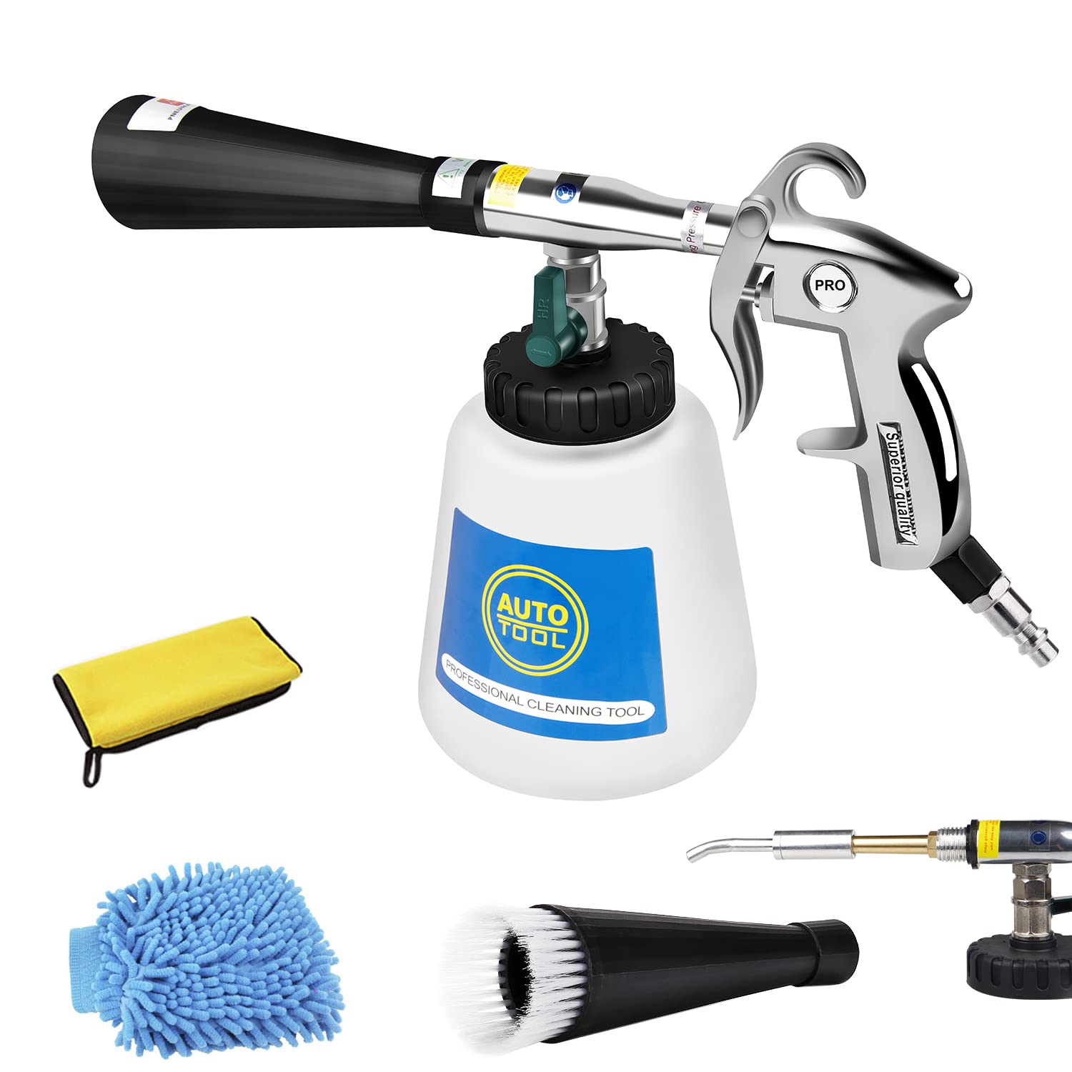 Cprosp High Pressure Turbo Car Cleaning Gun, Tornado Cleaning Gun