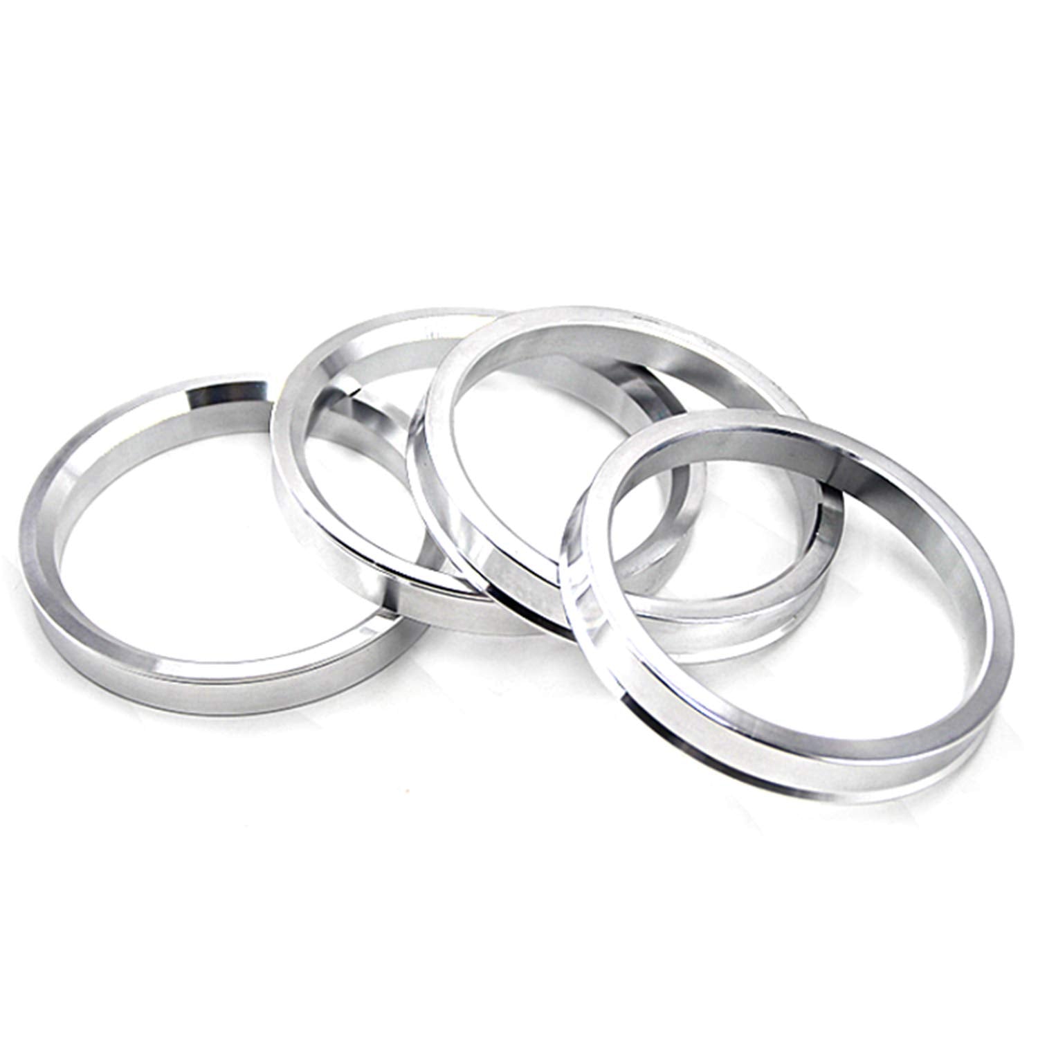 Dcvamous Alloy Aluminum Wheel Hub Centric Rings 64.1 To 57.1, Set Of 4 Hubcentric Rings - Performance Spigot Hubrings For 57.1Mm