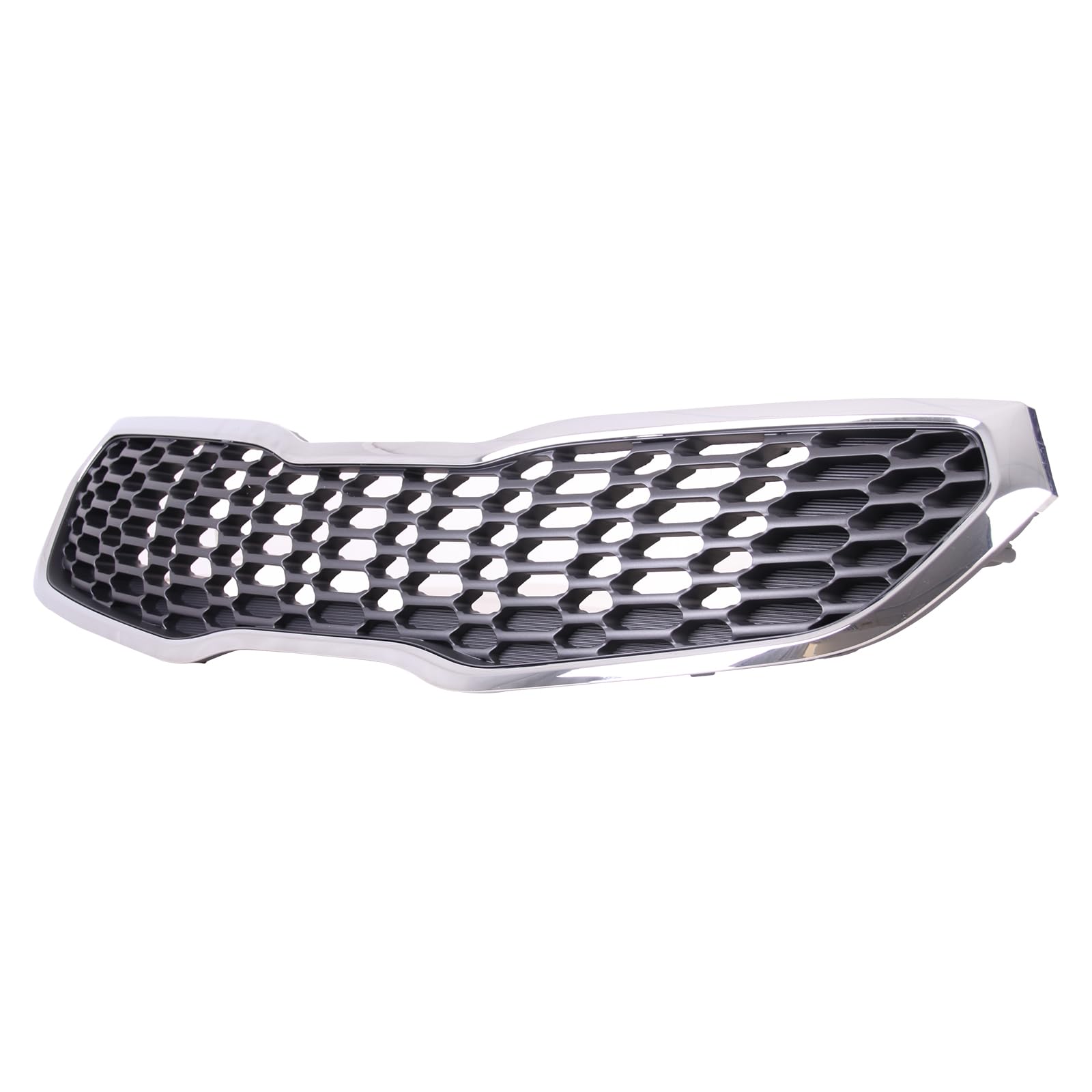 TYG (CAPA QUALITY) Chrome Front Grille Compatible with 2014-2016 Kia Forte Forte5, ABS OEM Replacement Bumper Grill for KI120015